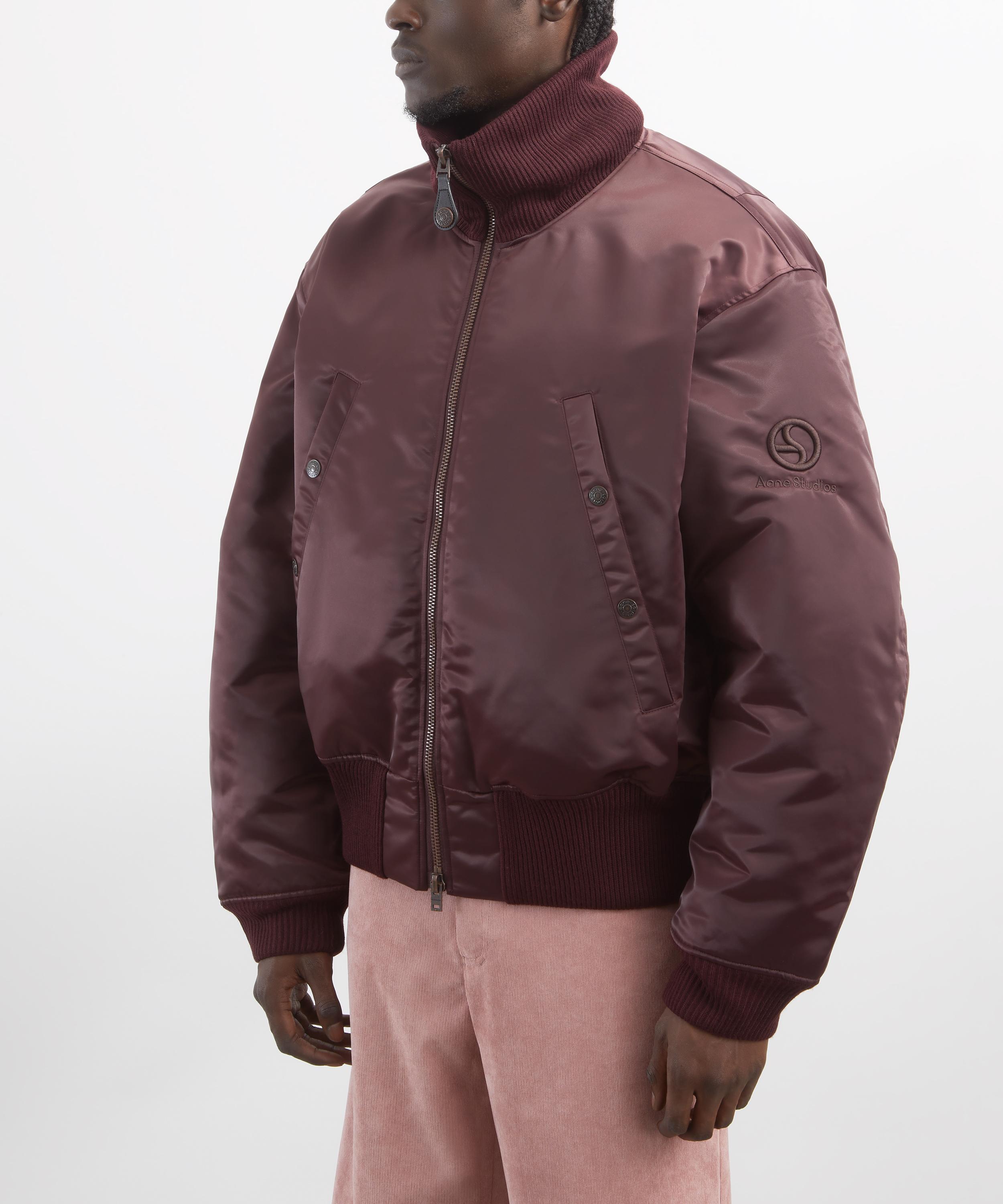 Acne Studios - Burgundy Technical Bomber Jacket image number 2
