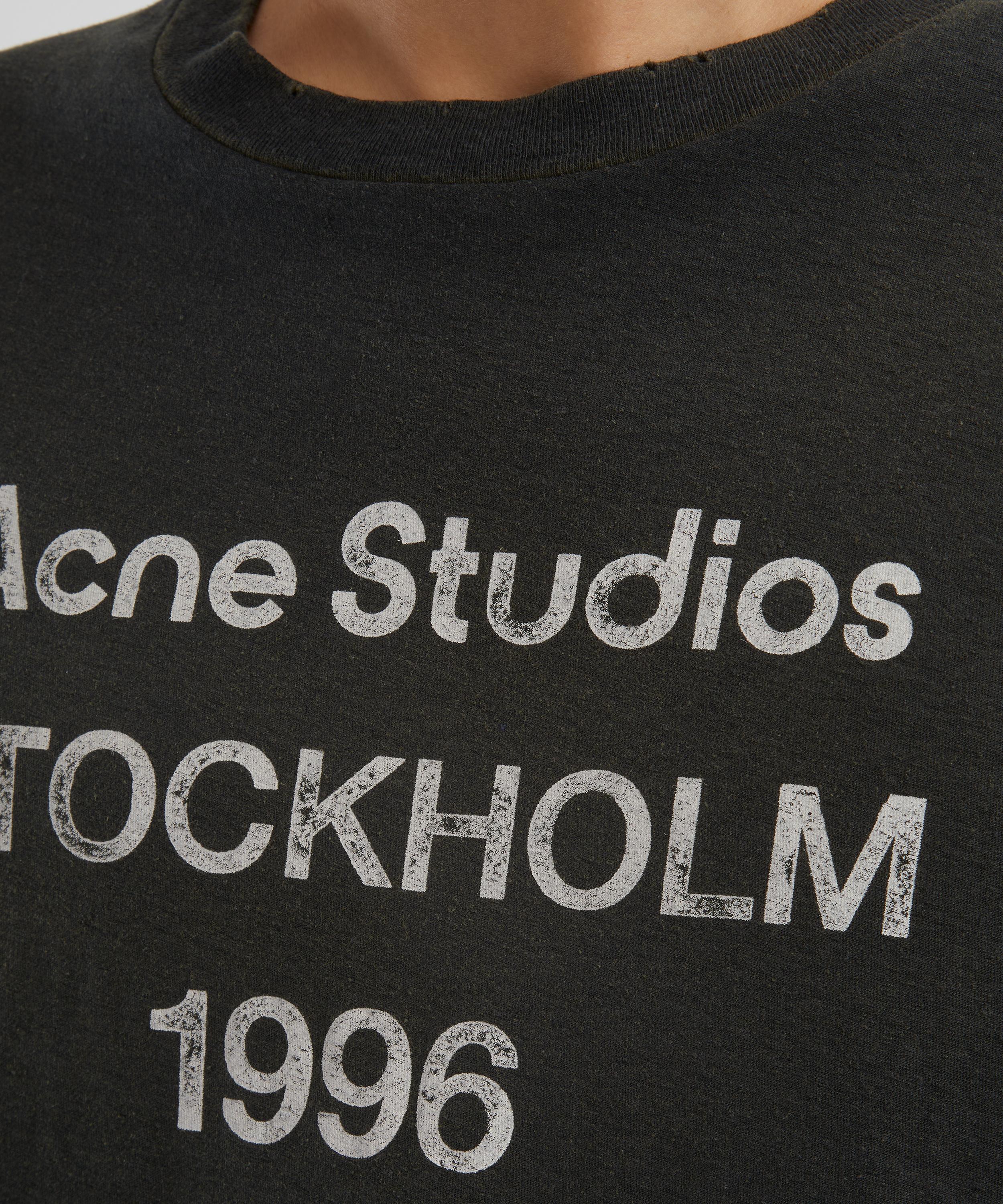 Acne Studios - Relaxed Short-Sleeve Logo T-Shirt image number 4