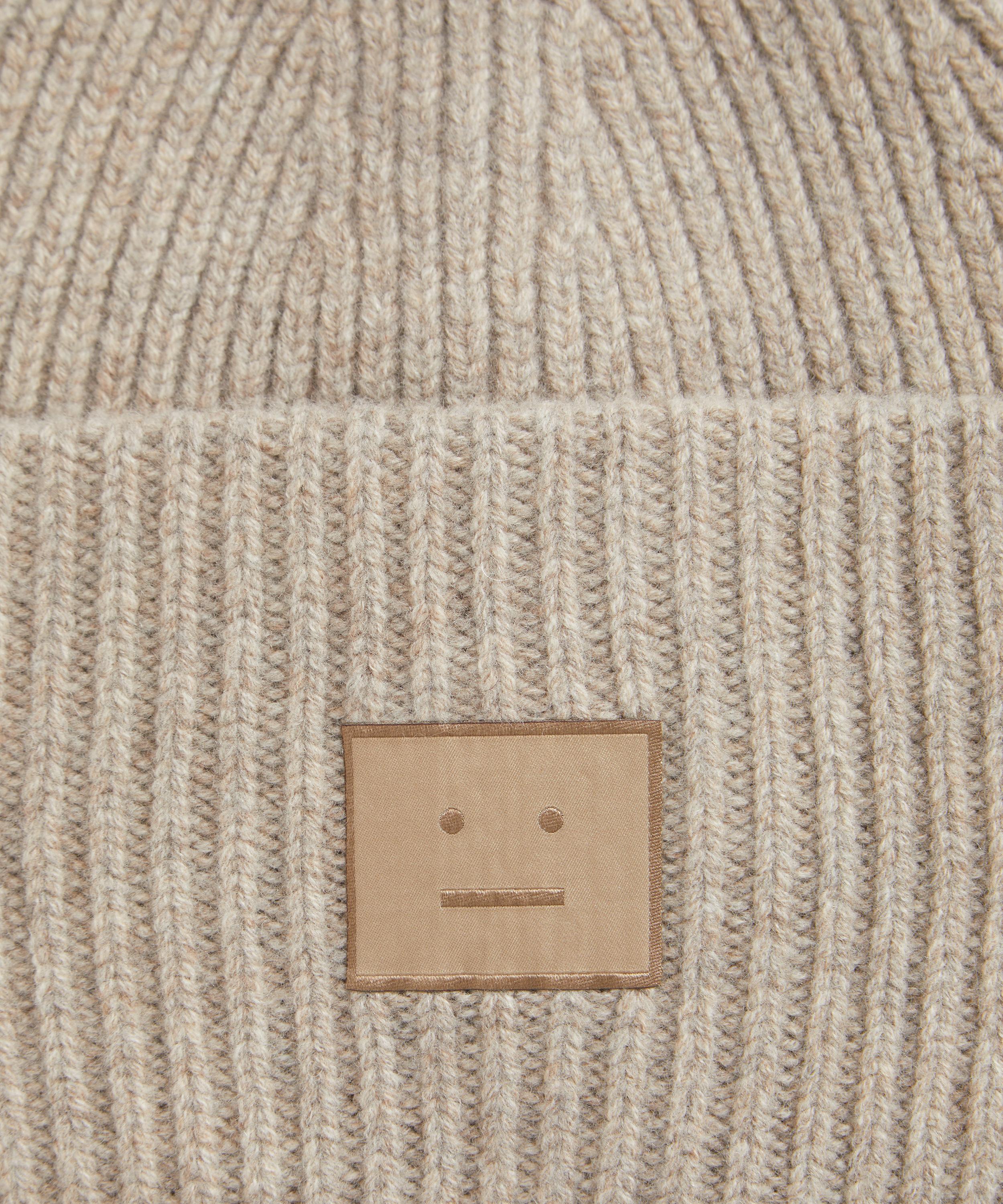 Acne Studios - Large Face Logo Beanie Hat image number 2