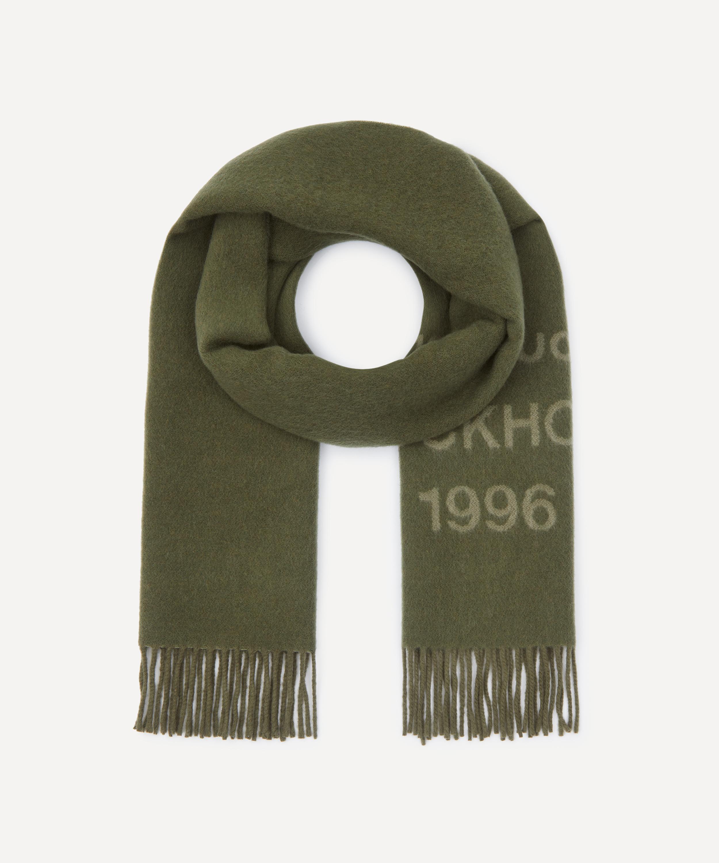 Acne Studios - Logo Wool Scarf image number 0