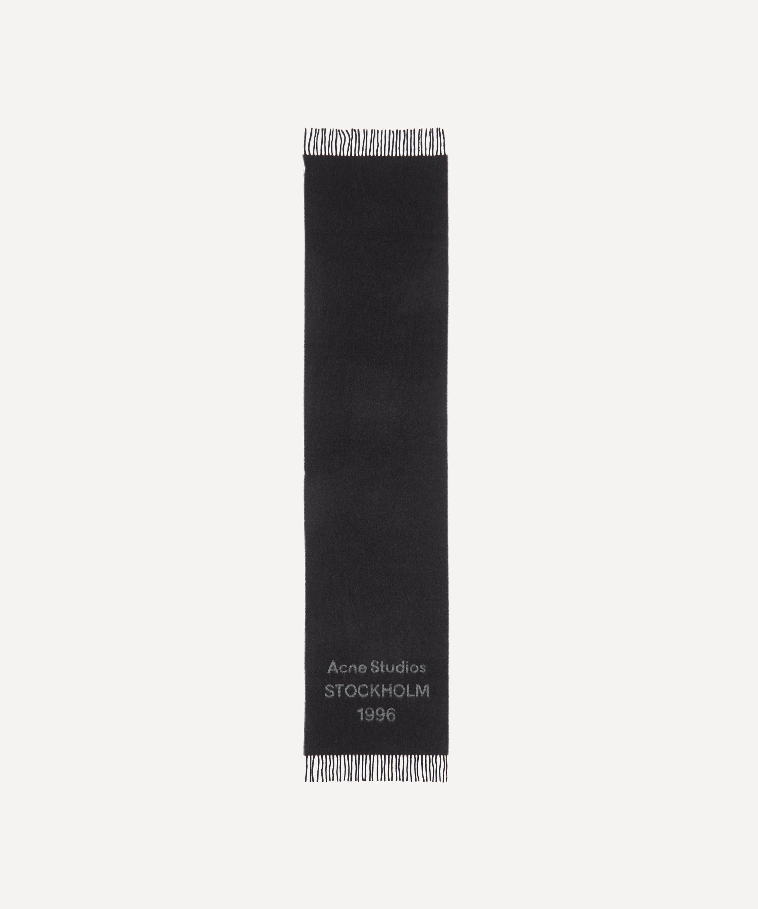 Acne Studios - Logo Wool Scarf image number 1