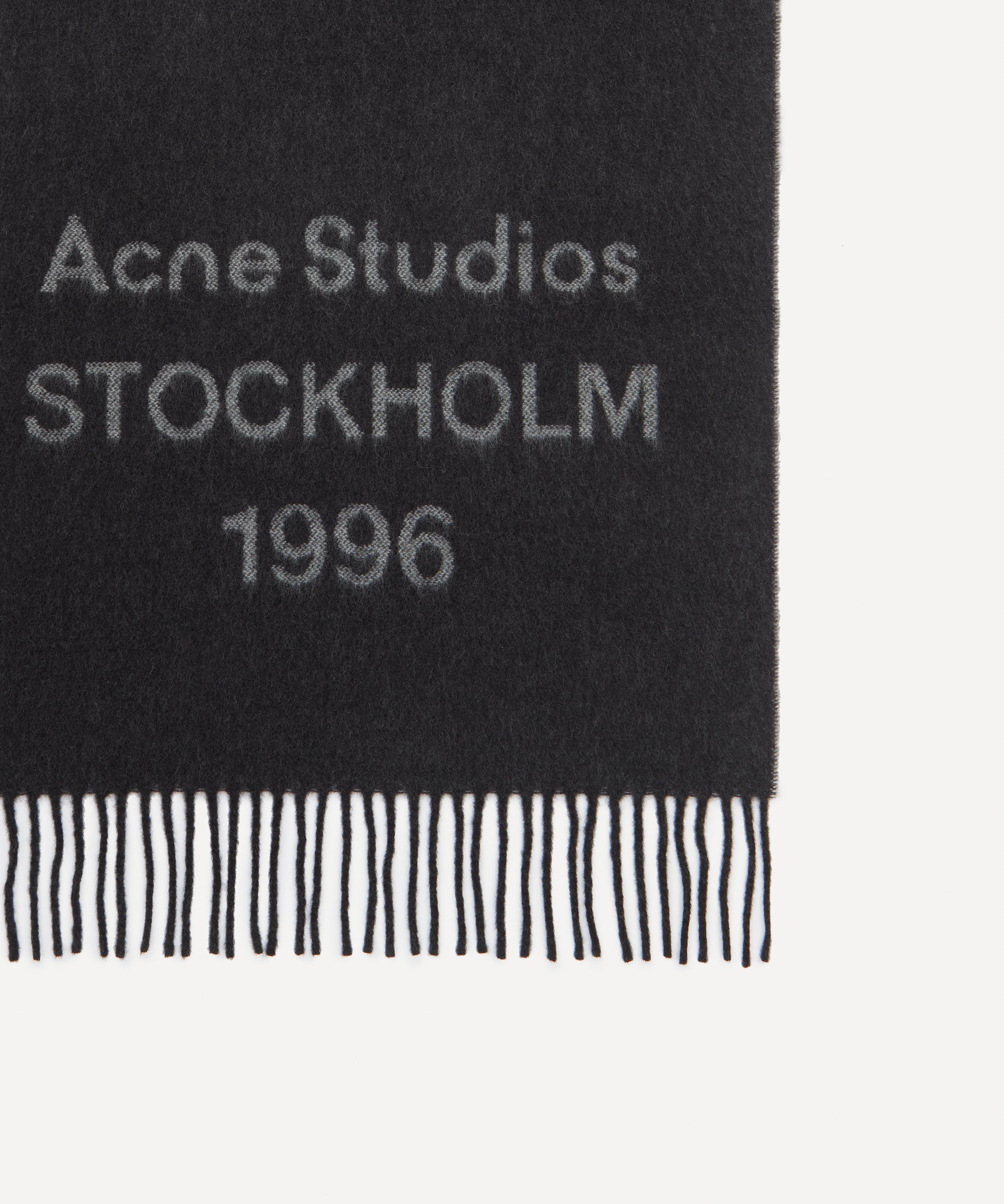 Acne Studios - Logo Wool Scarf image number 2