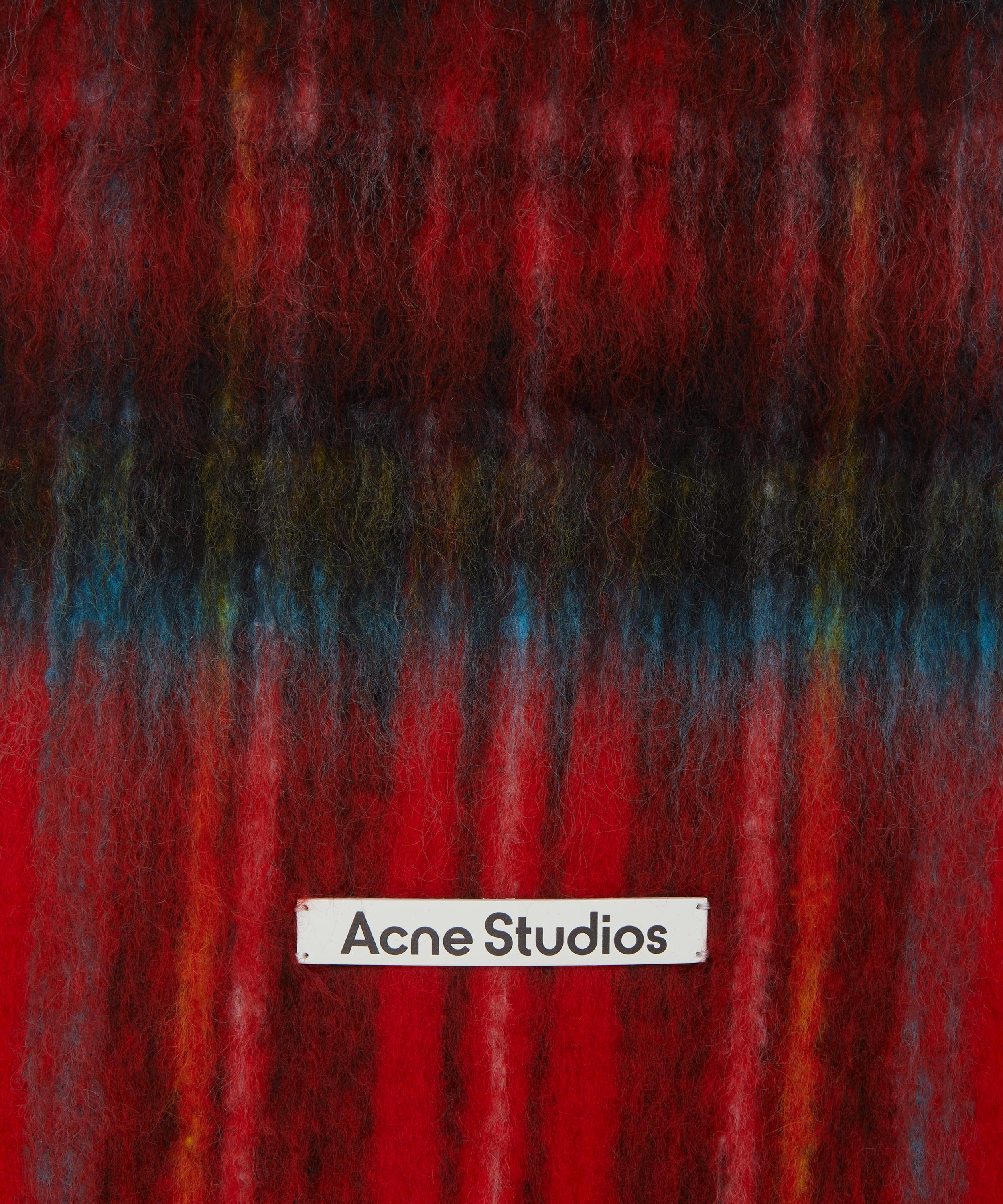 Acne Studios - Check Mohair Scarf image number 2