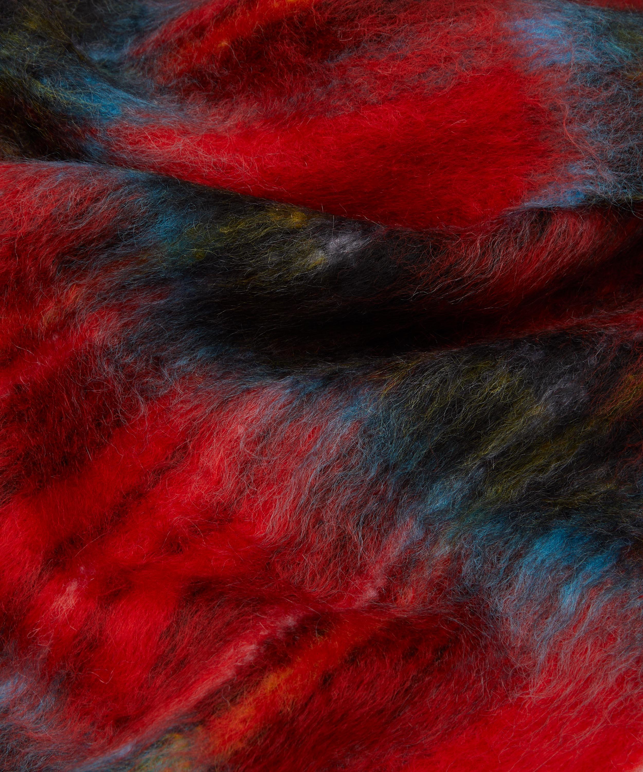 Acne Studios - Check Mohair Scarf image number 3