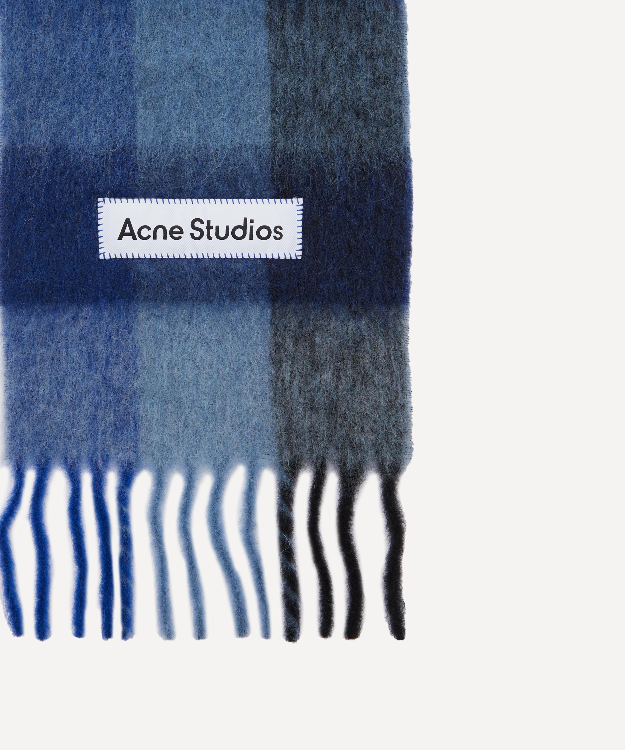 Acne Studios - Check Mohair Scarf image number 2