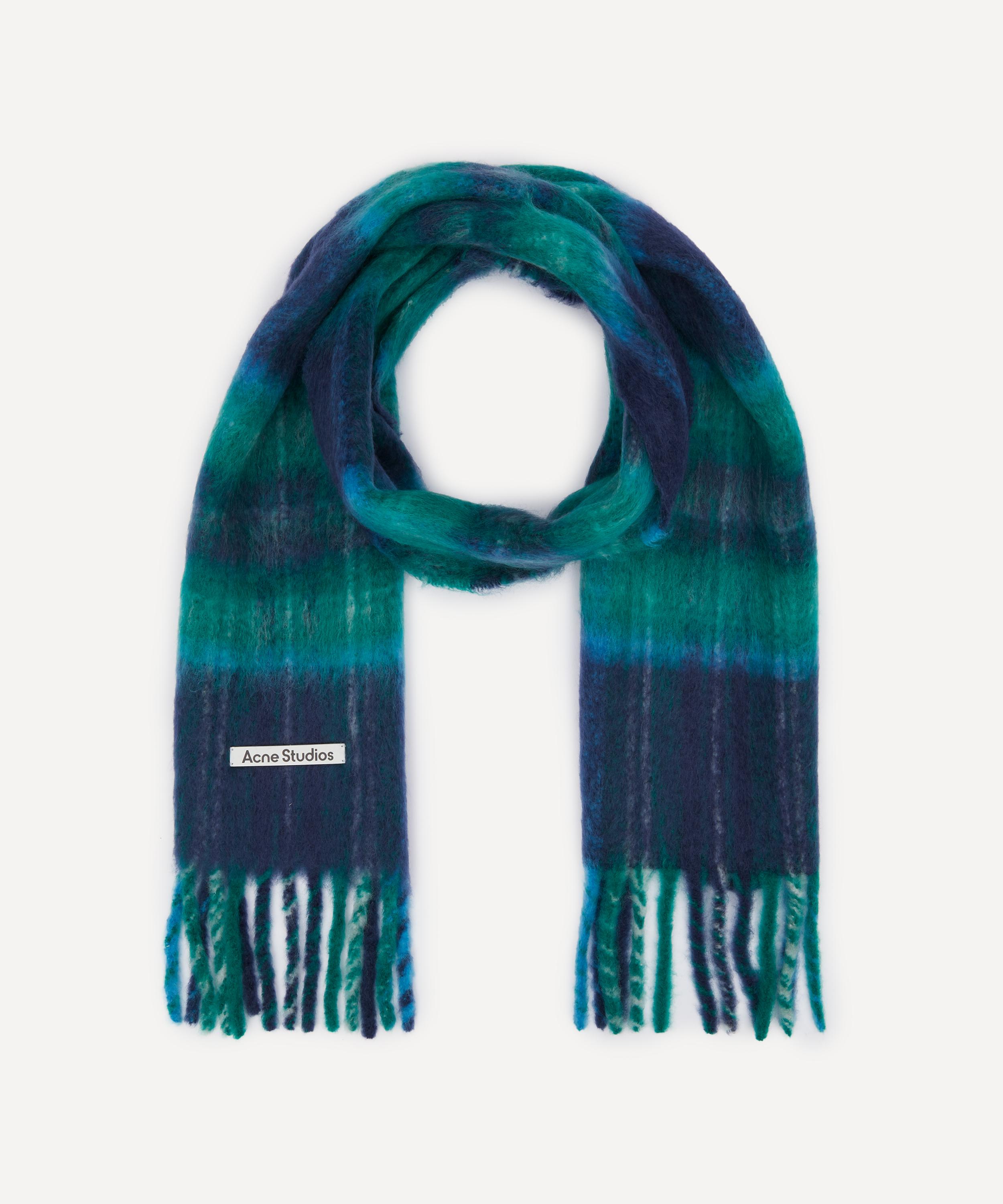 Acne Studios - Check Mohair Scarf image number 1