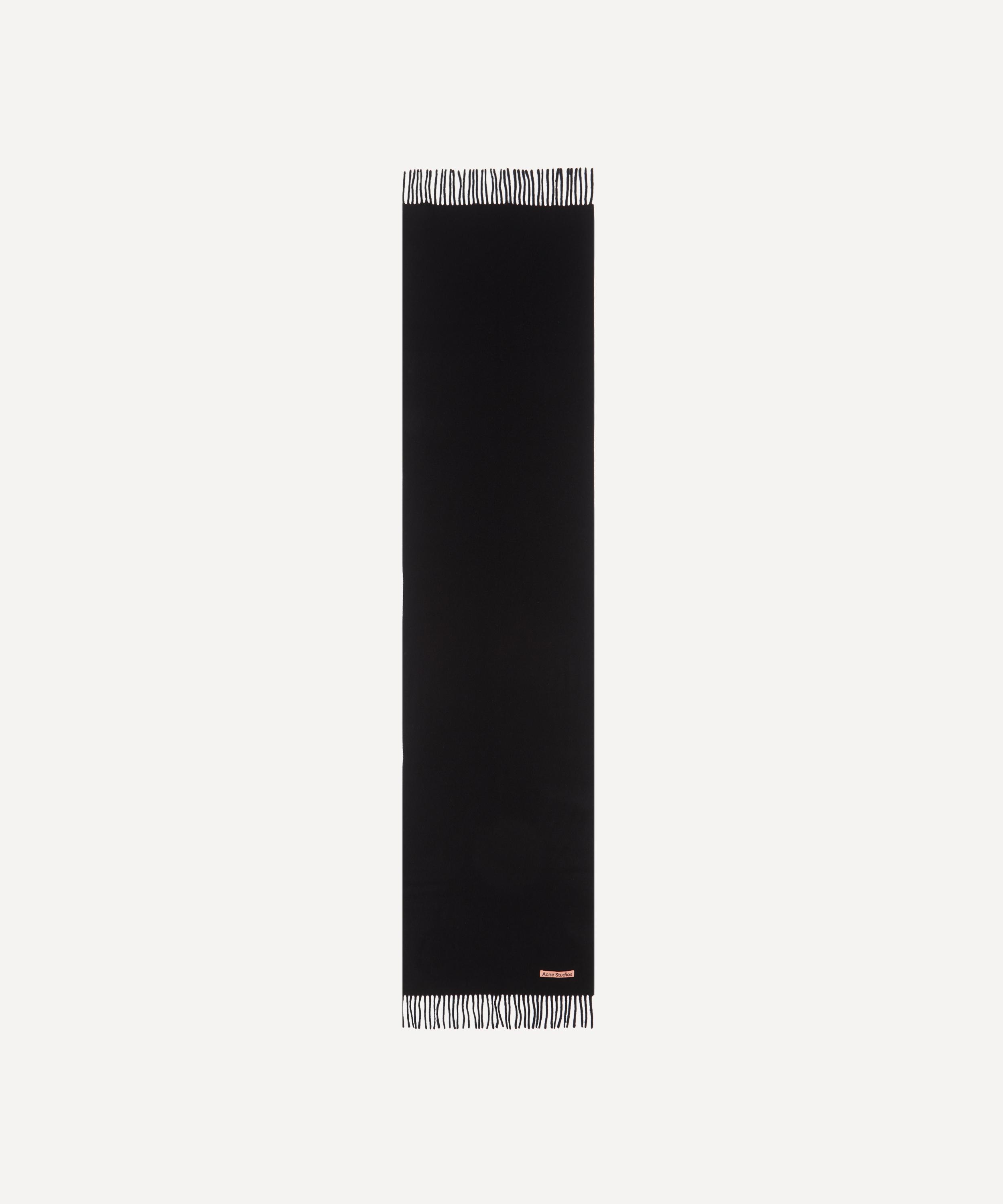 Acne Studios - Narrow Fringed Wool Scarf image number 1