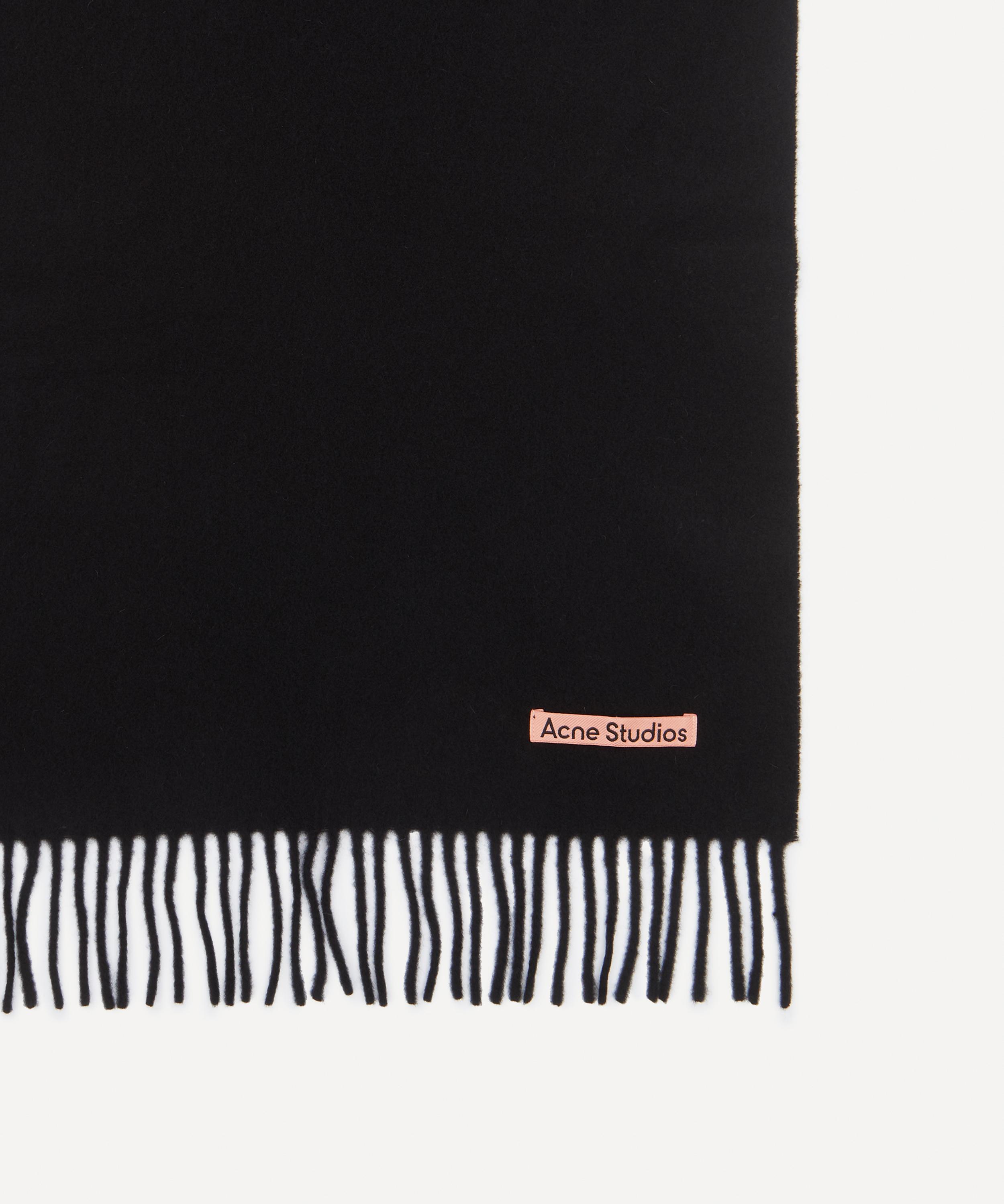 Acne Studios - Narrow Fringed Wool Scarf image number 2
