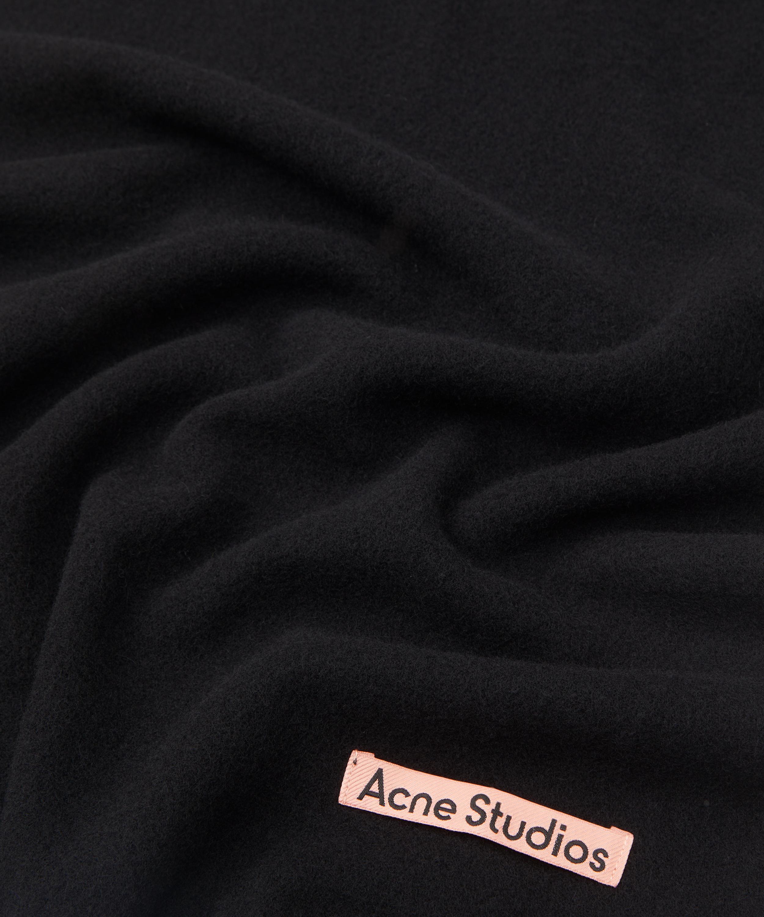 Acne Studios - Narrow Fringed Wool Scarf image number 3