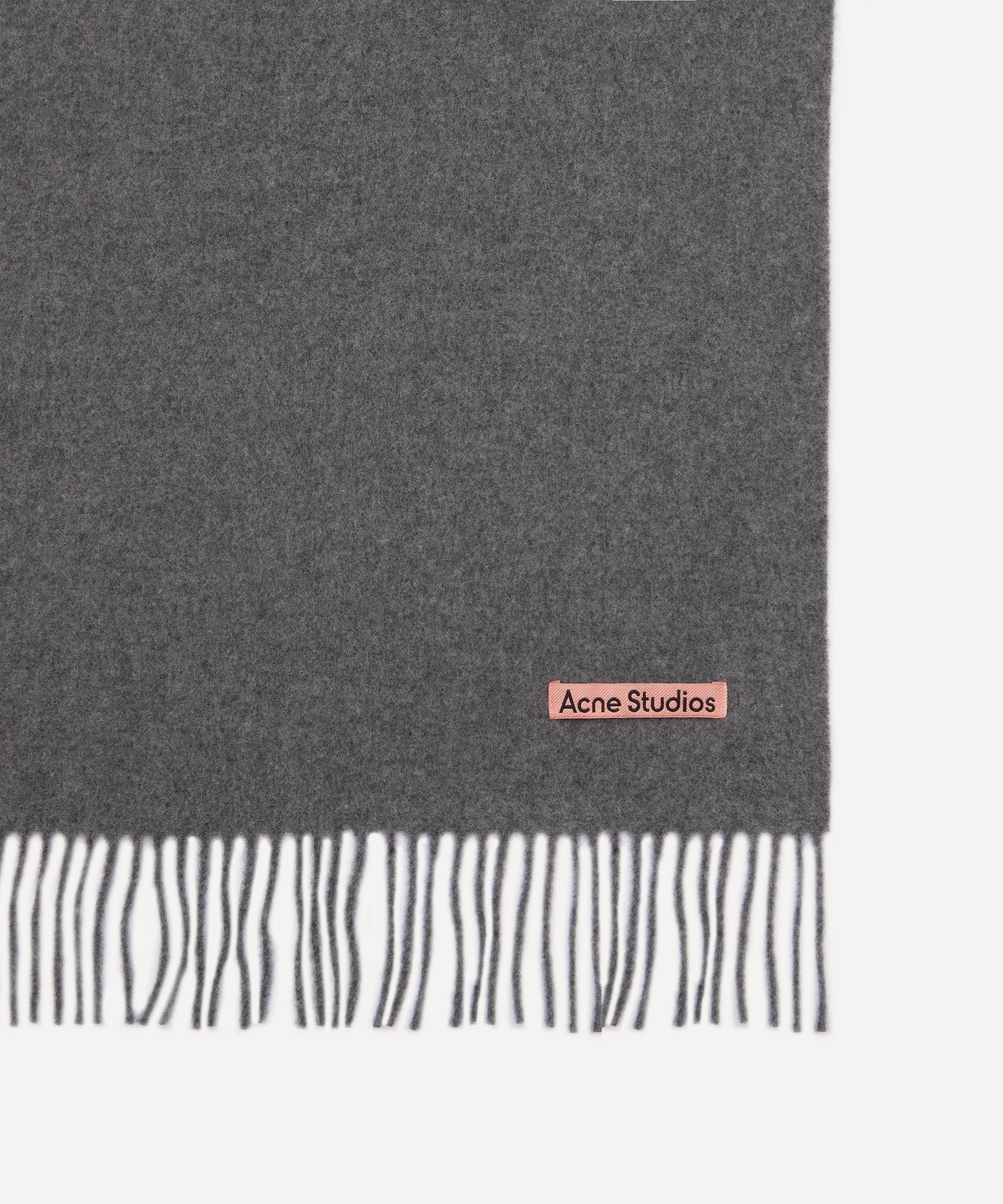 Acne Studios - Narrow Fringed Wool Scarf image number 2