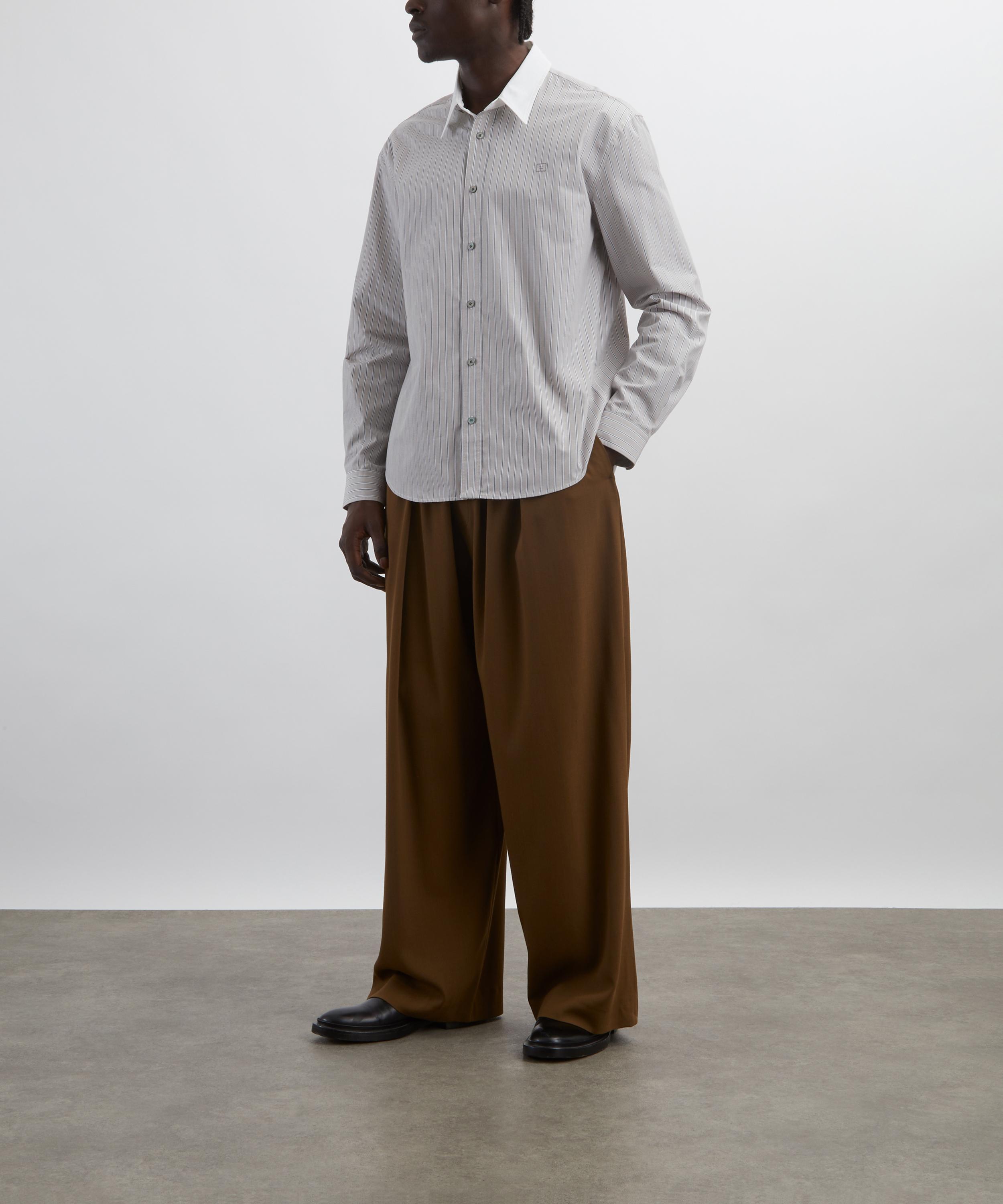 Acne Studios - Contrast Collar Button-Up Shirt image number 1