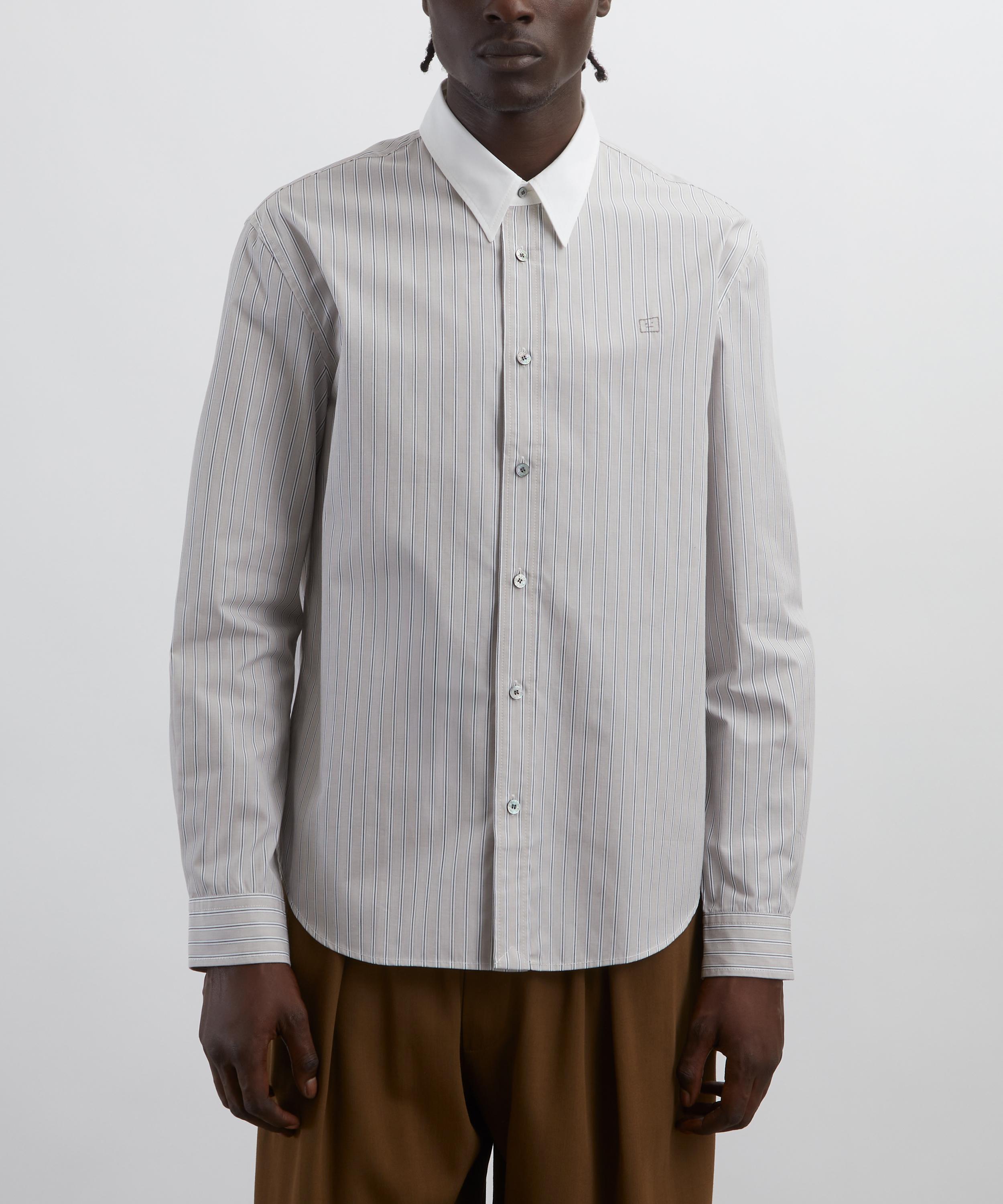 Acne Studios - Contrast Collar Button-Up Shirt image number 2