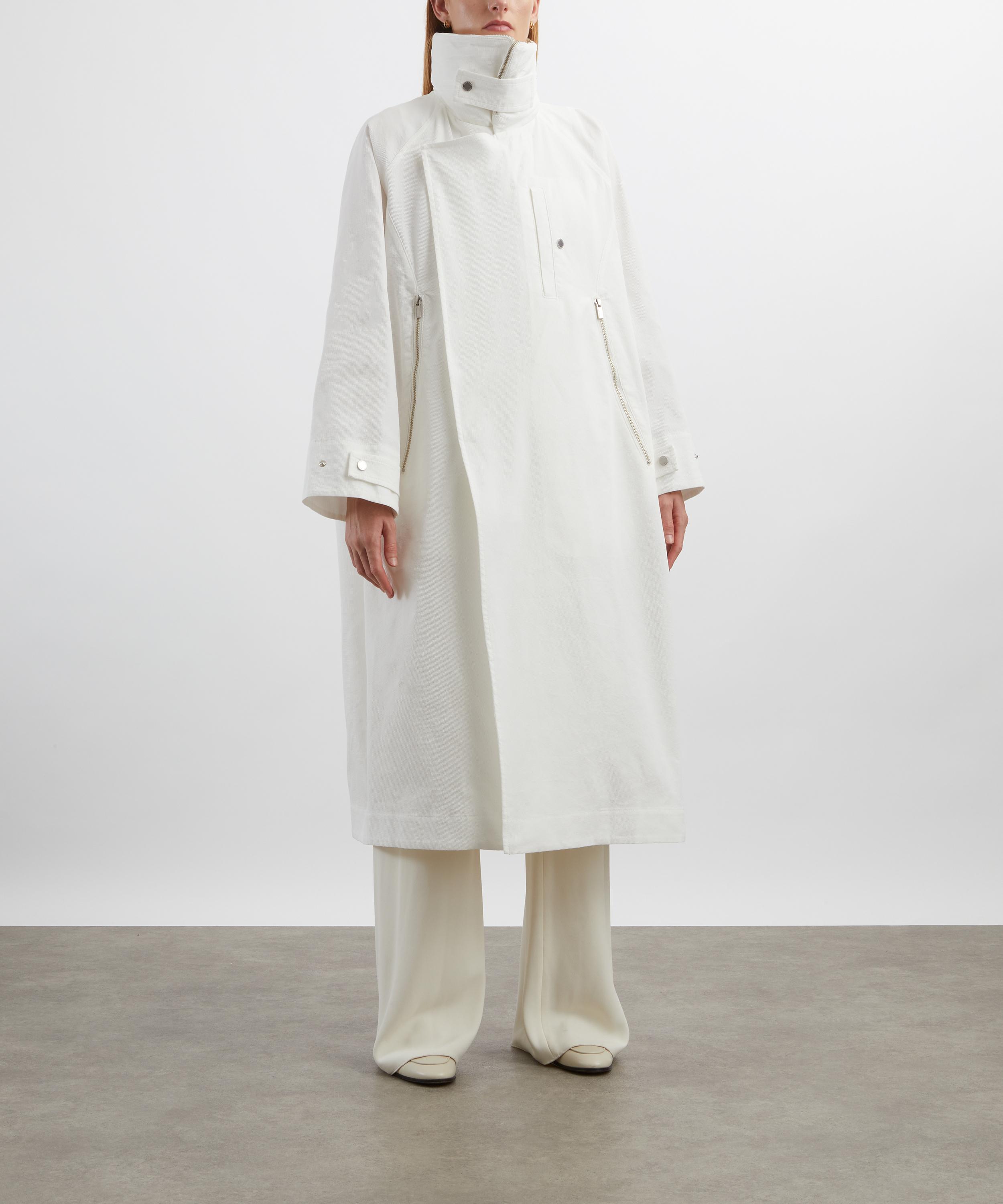 Issey Miyake - PEEKABO White Coat image number 2