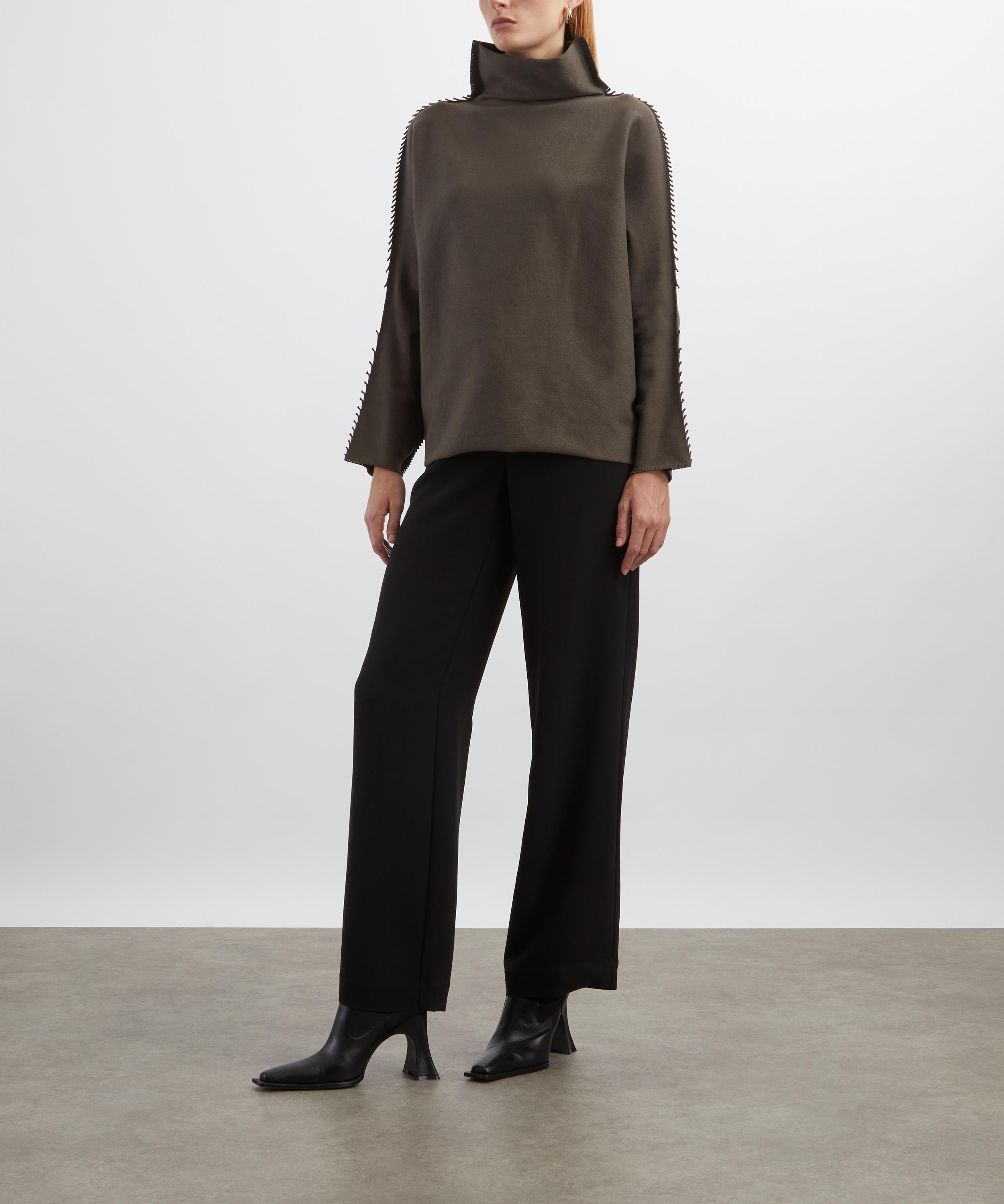 Issey Miyake - CAMPAGNE Funnel-Neck Top image number 1