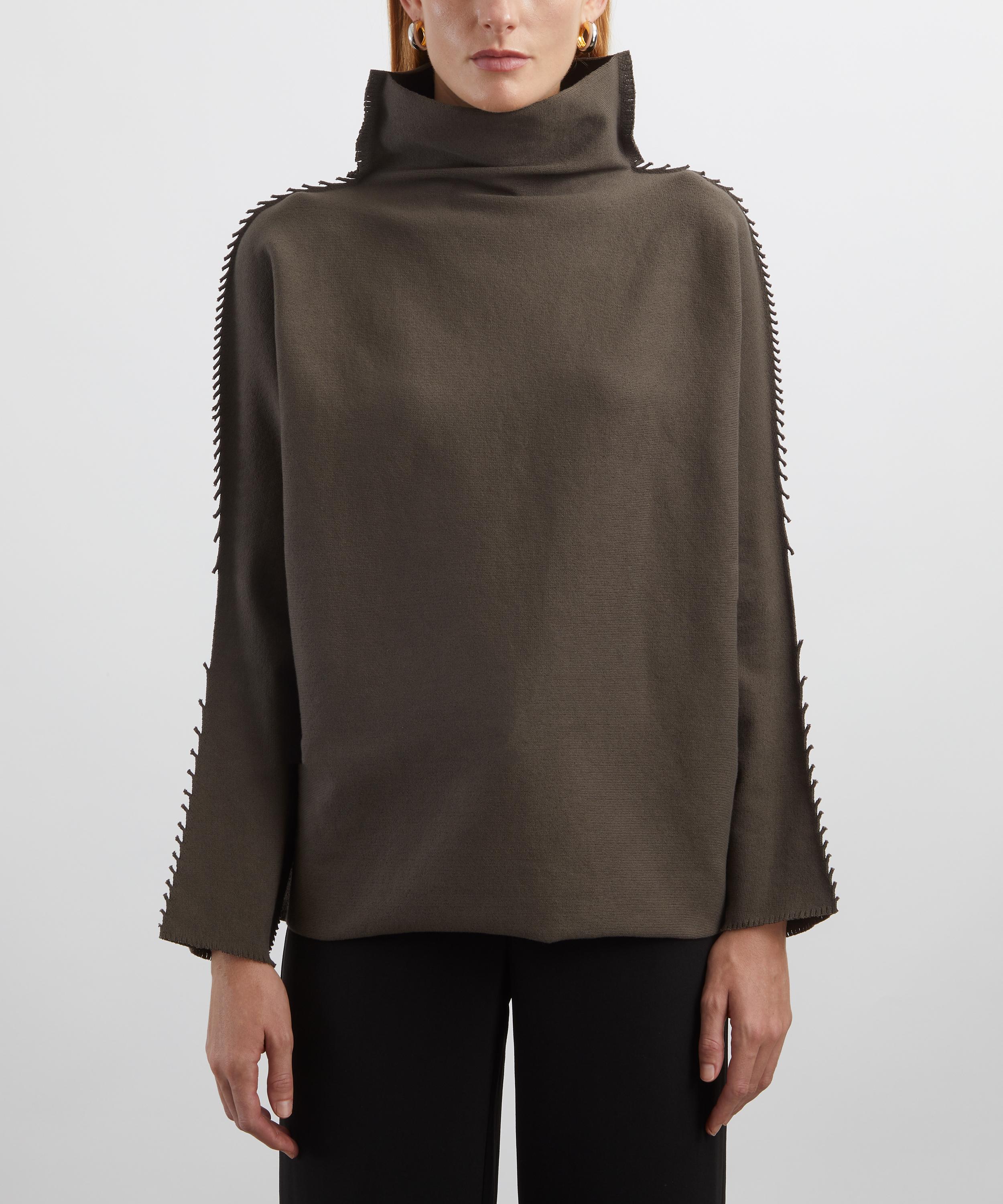 Issey Miyake - CAMPAGNE Funnel-Neck Top image number 2