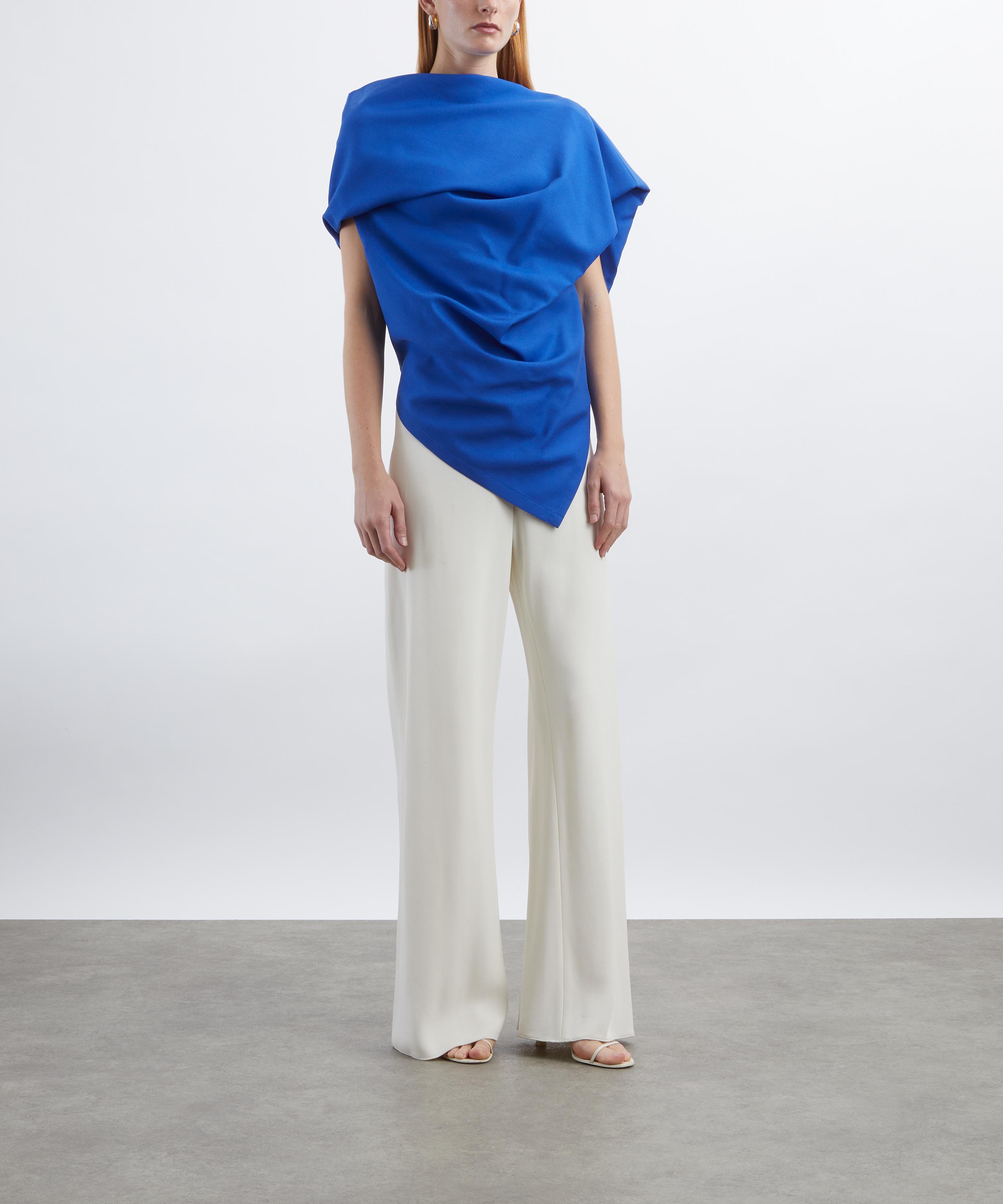Issey Miyake - UNI-FORM Wool Draped Top image number 1