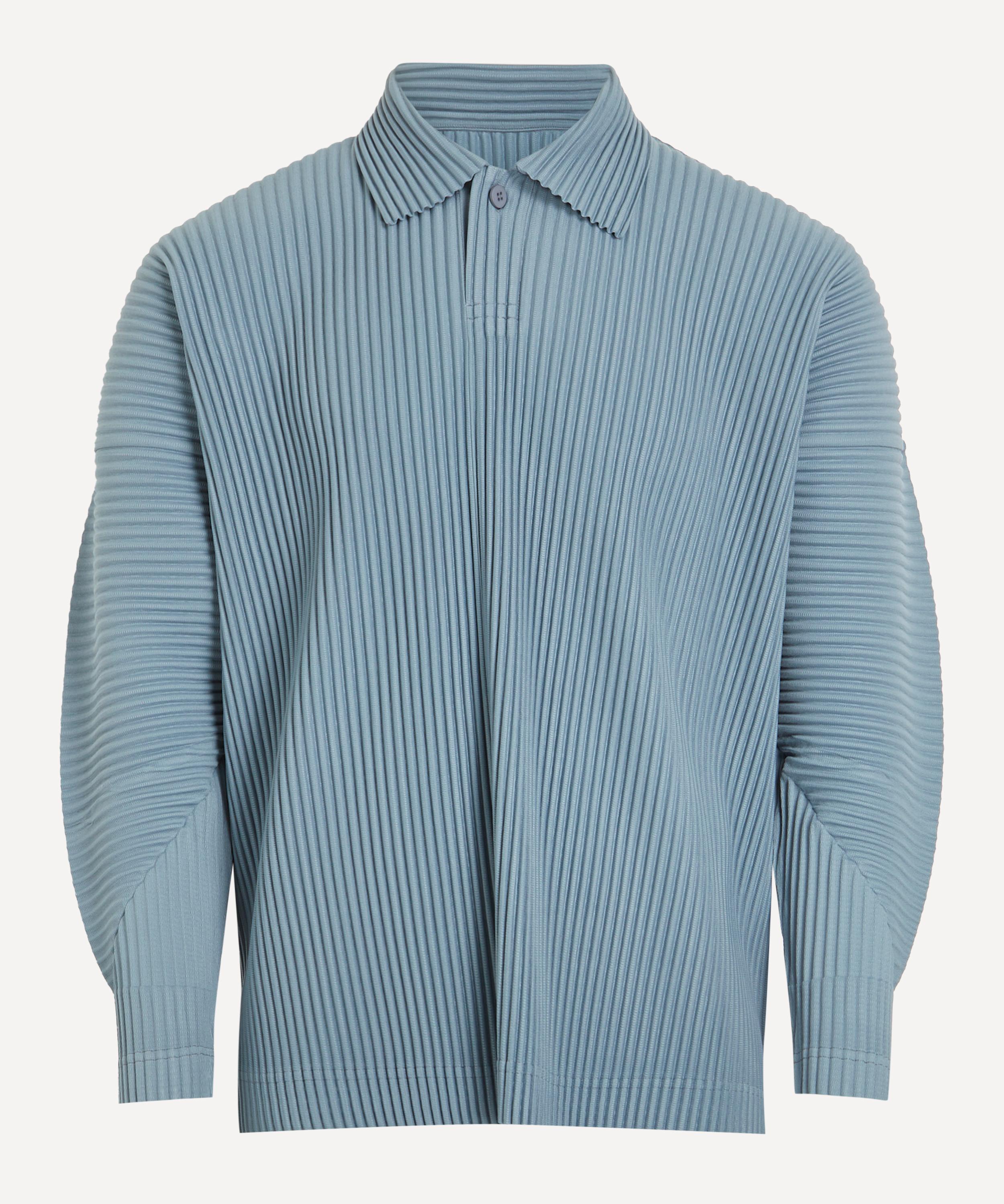 HOMME PLISSÉ ISSEY MIYAKE - MC AUGUST Pleated Polo Shirt image number 0