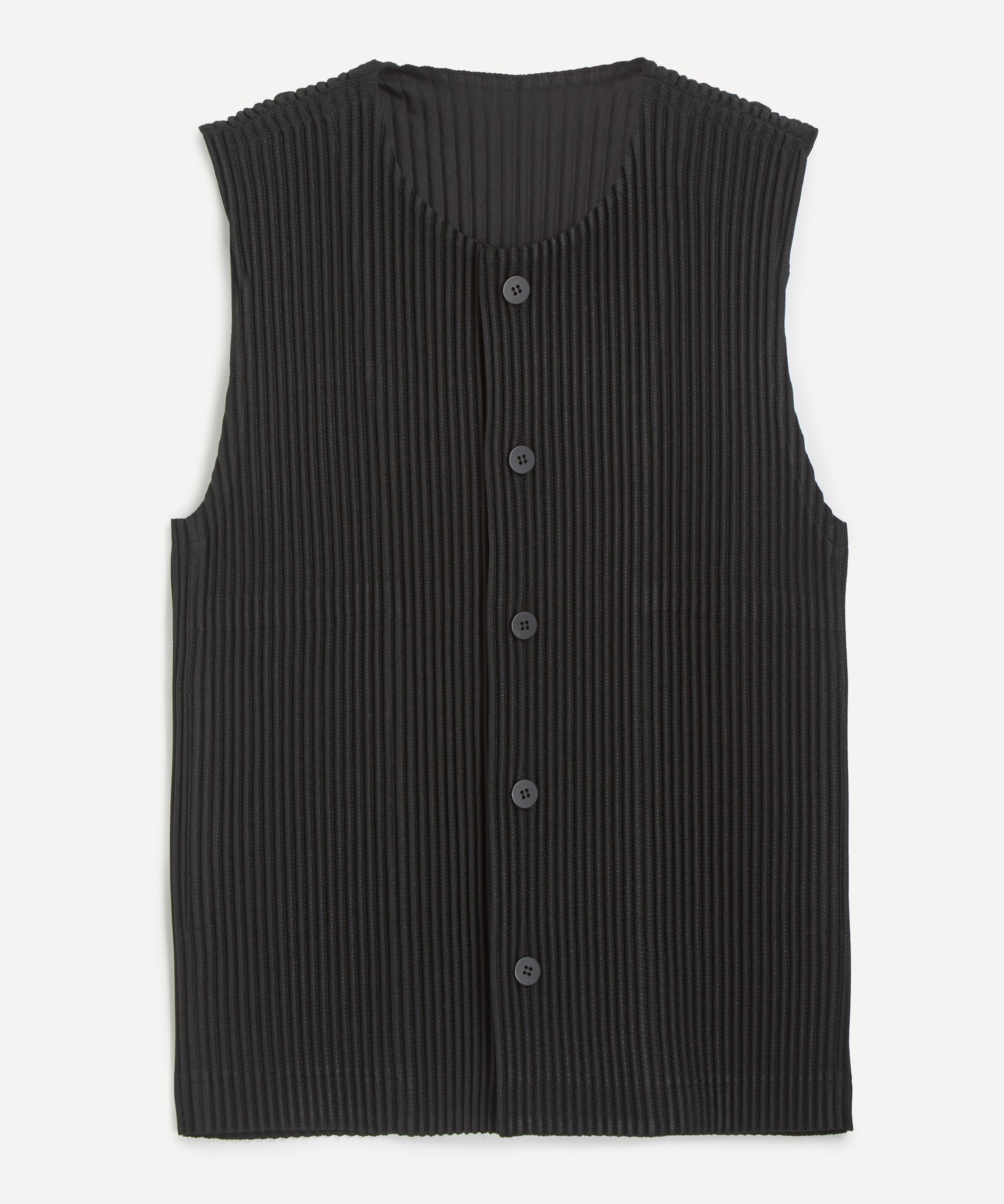 HOMME PLISSÉ ISSEY MIYAKE - KERSEY PLEATS Waistcoat image number 0