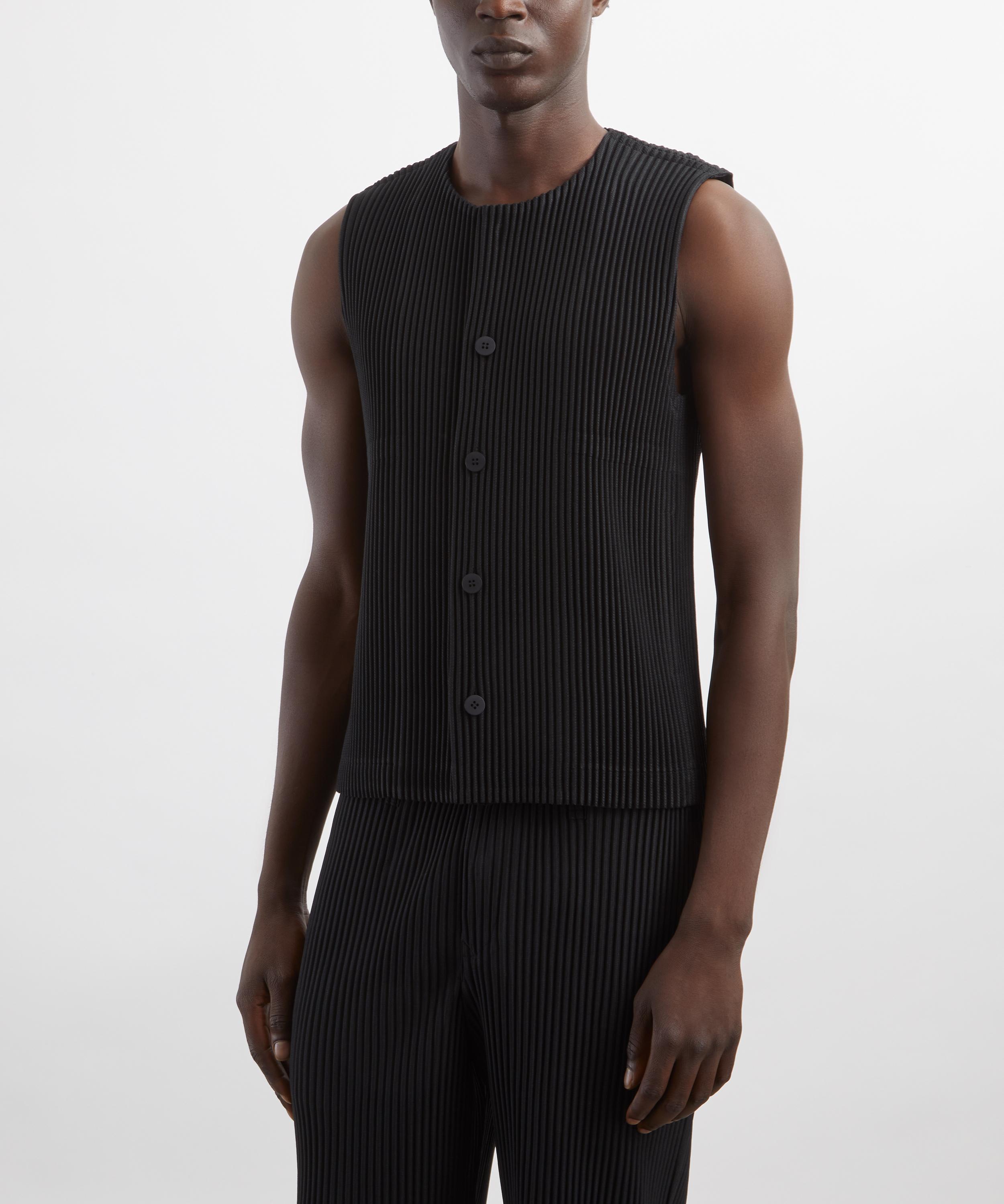 HOMME PLISSÉ ISSEY MIYAKE - KERSEY PLEATS Waistcoat image number 2