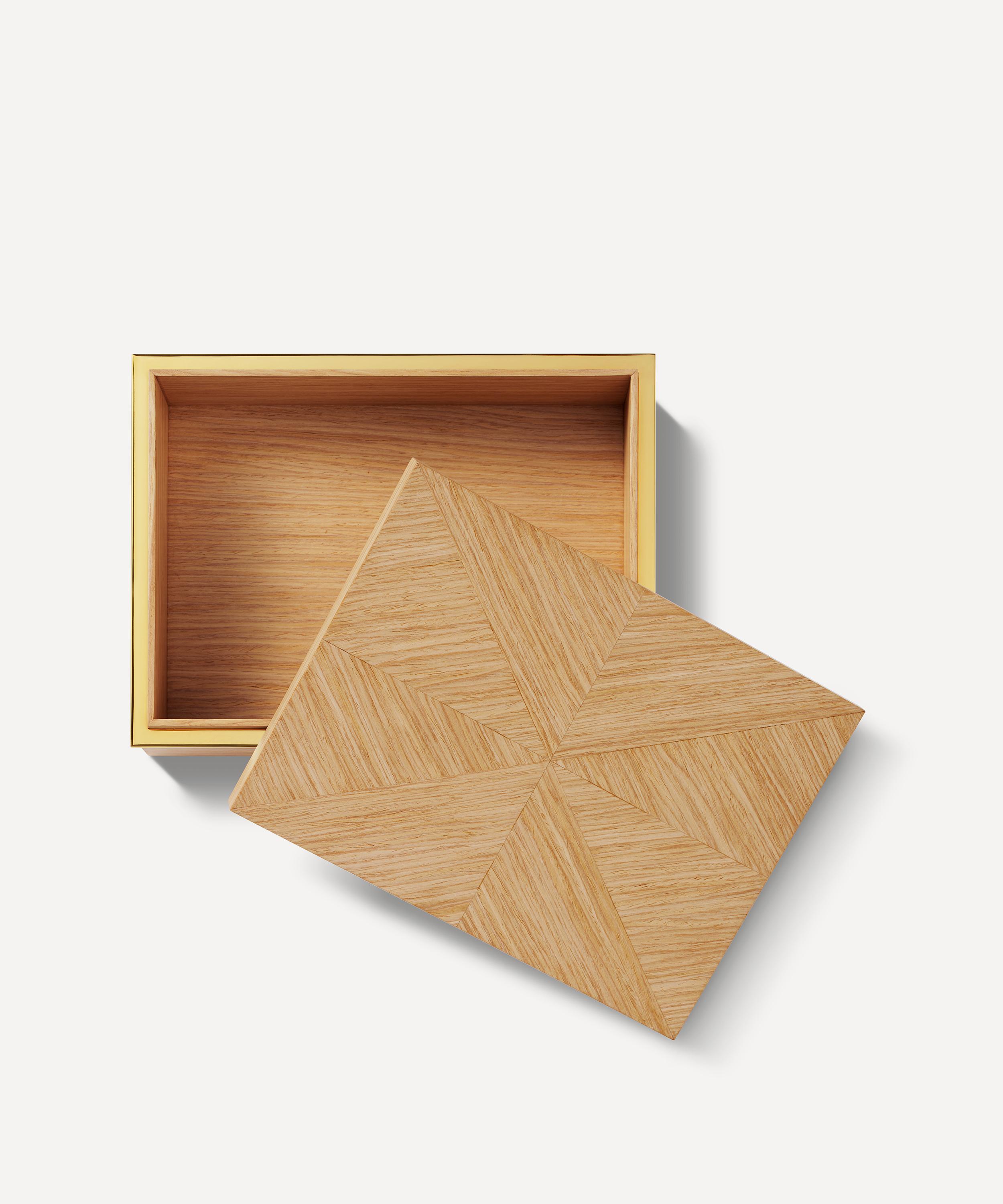AERIN - Marcello Large Oak Box image number 2