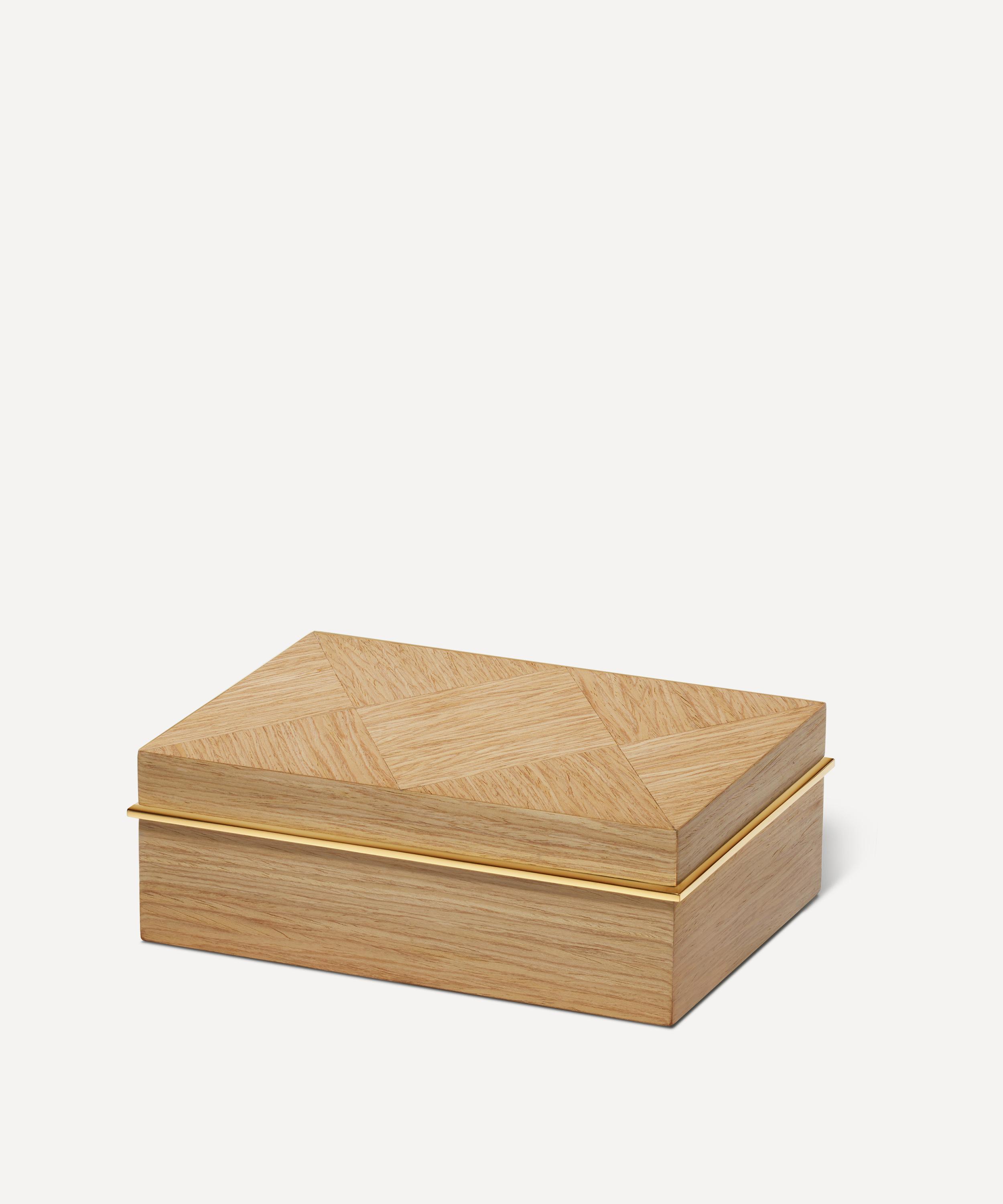 AERIN - Marcello Small Oak Box image number 0
