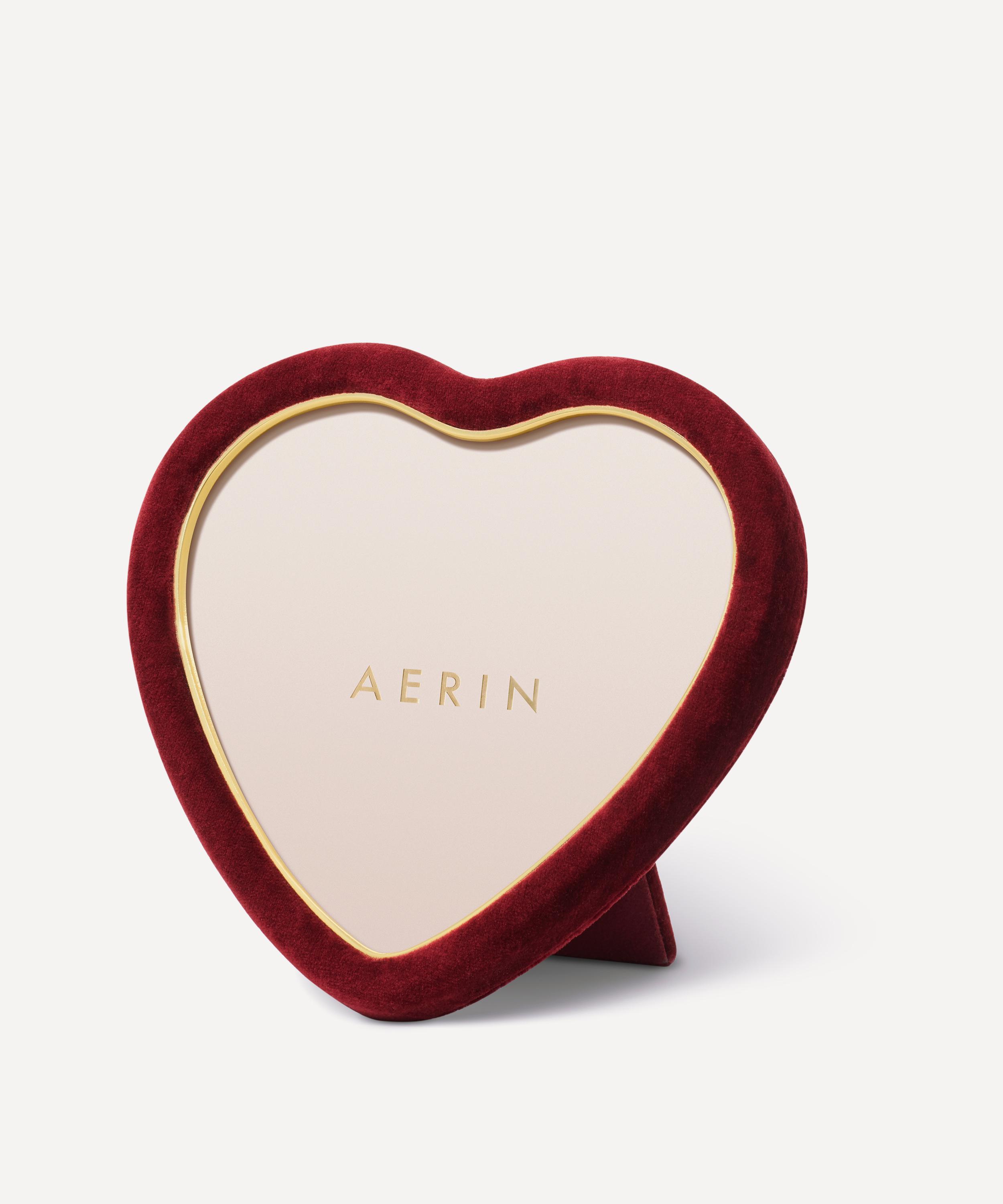 AERIN - Valentina Velvet Heart Photograph Frame