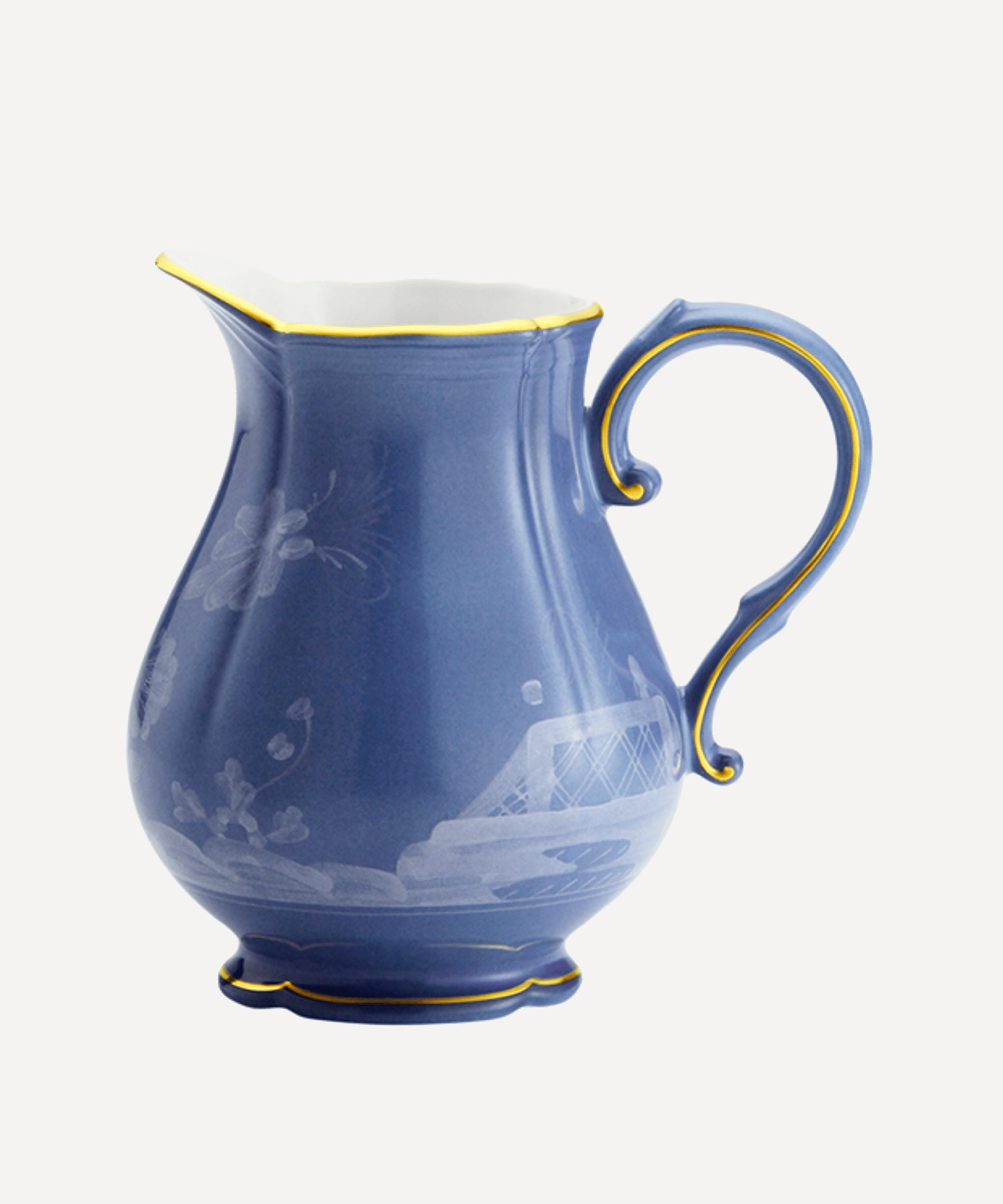 Ginori 1735 - Oriente Italiano Periwinkle Milk Pitcher
