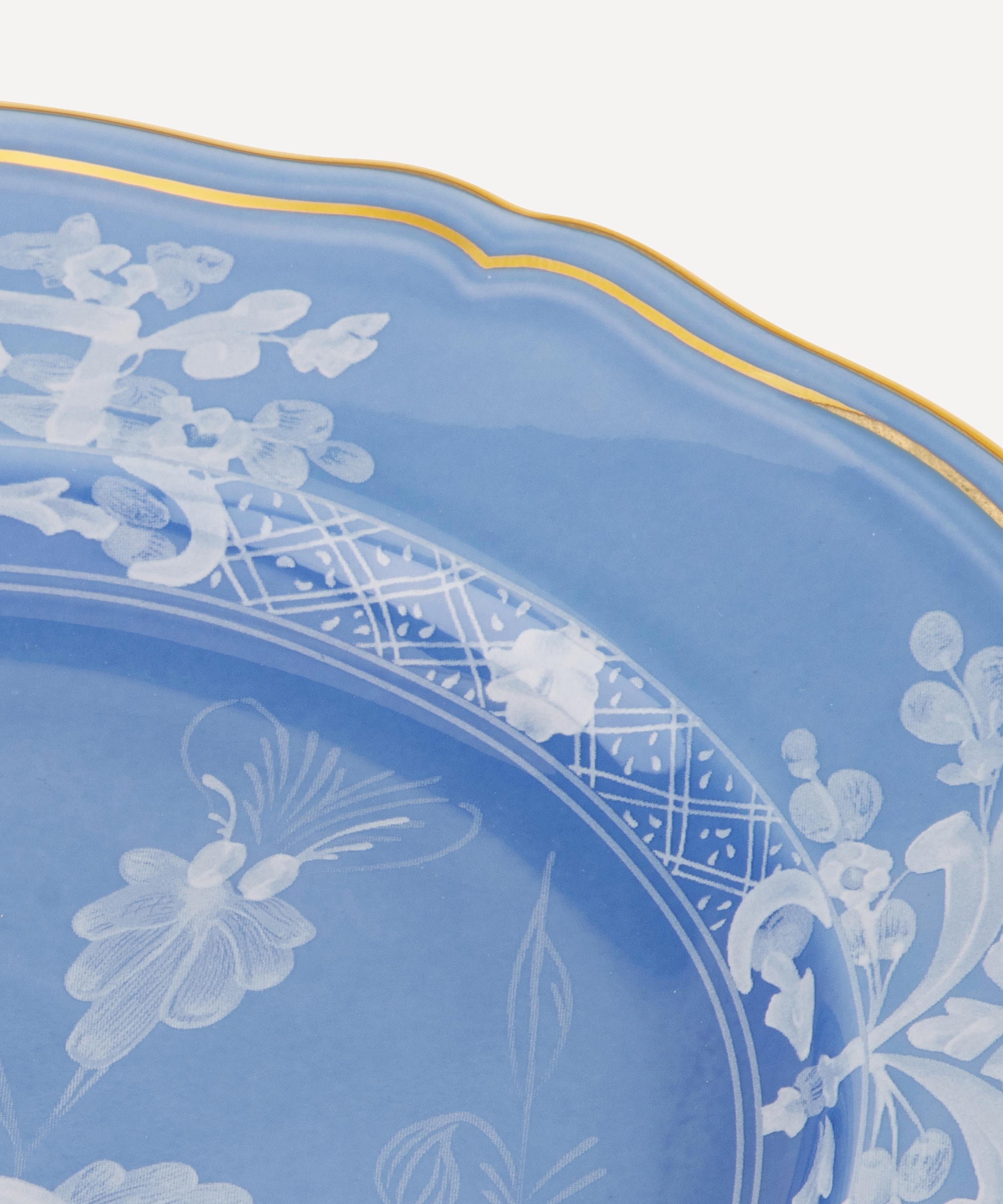 Ginori 1735 - Oriente Italiano Periwinkle Flat Dessert Plate image number 1