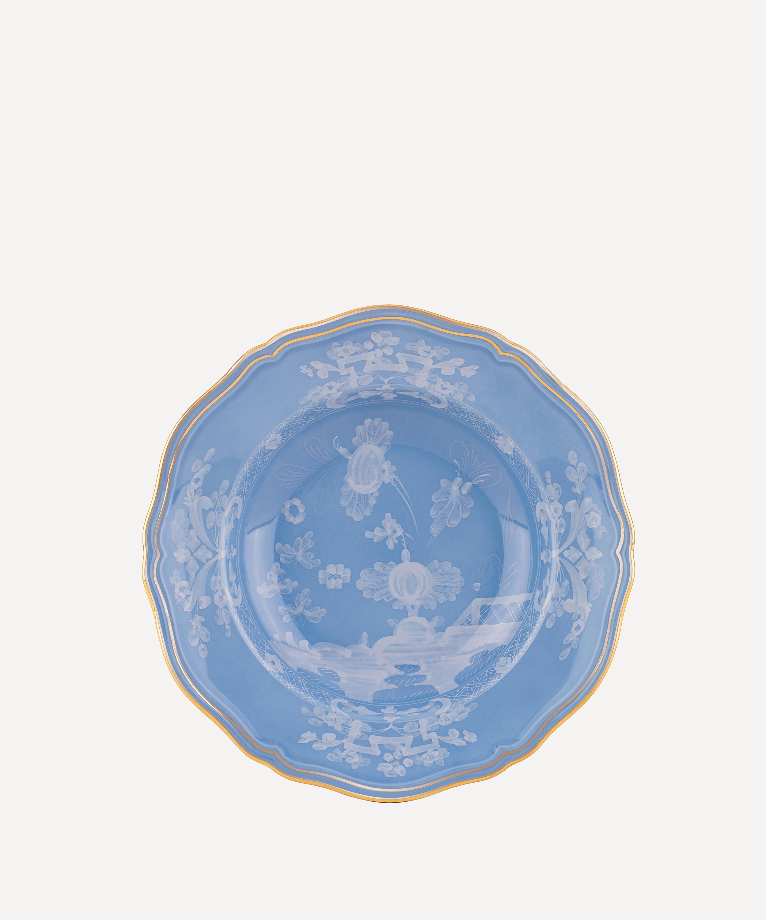Ginori 1735 - Oriente Italiano Periwinkle Soup Plate image number 0