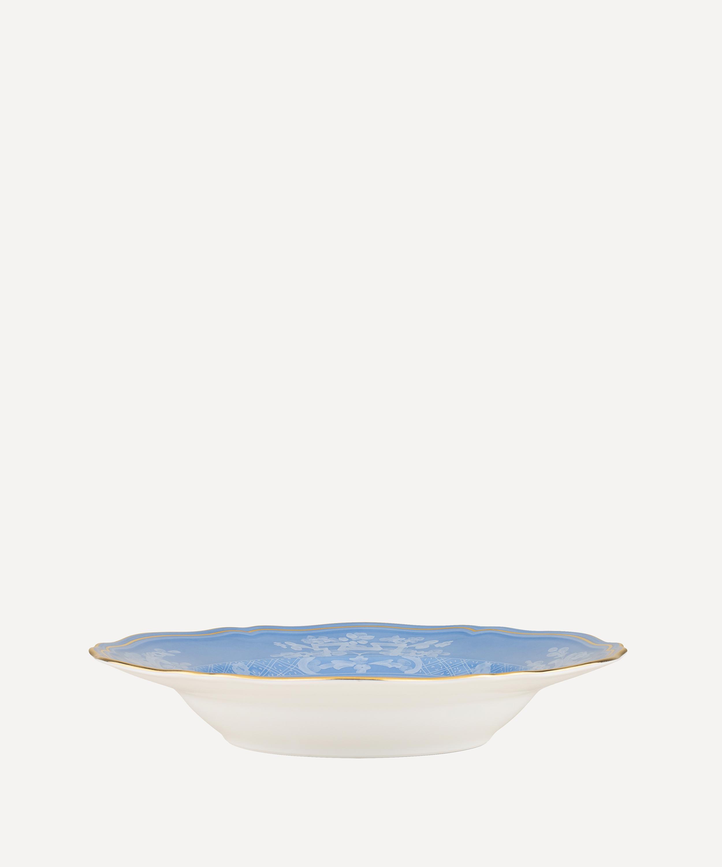 Ginori 1735 - Oriente Italiano Periwinkle Soup Plate image number 2
