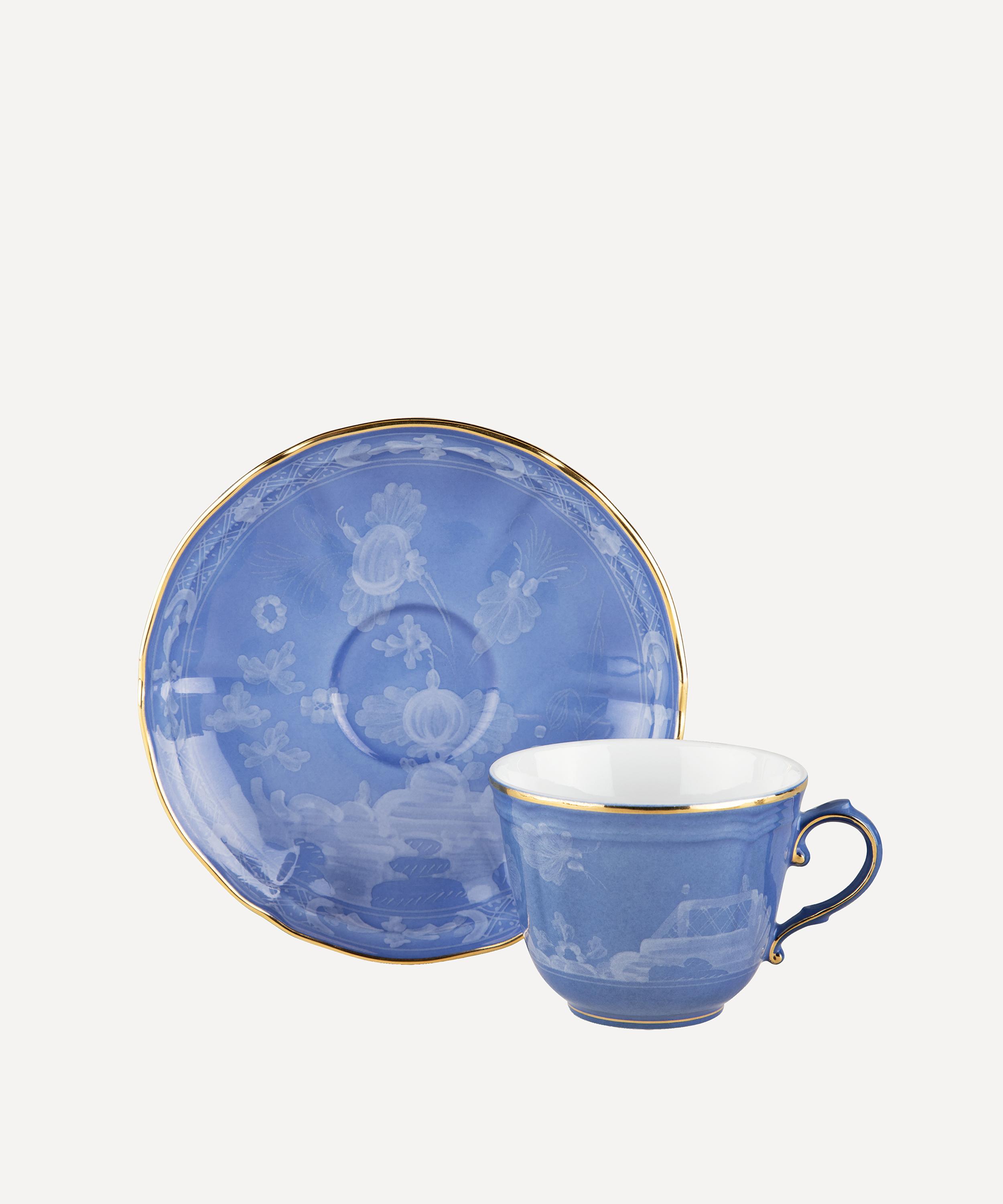 Ginori 1735 - Oriente Italiano Periwinkle Coffee Saucer image number 2
