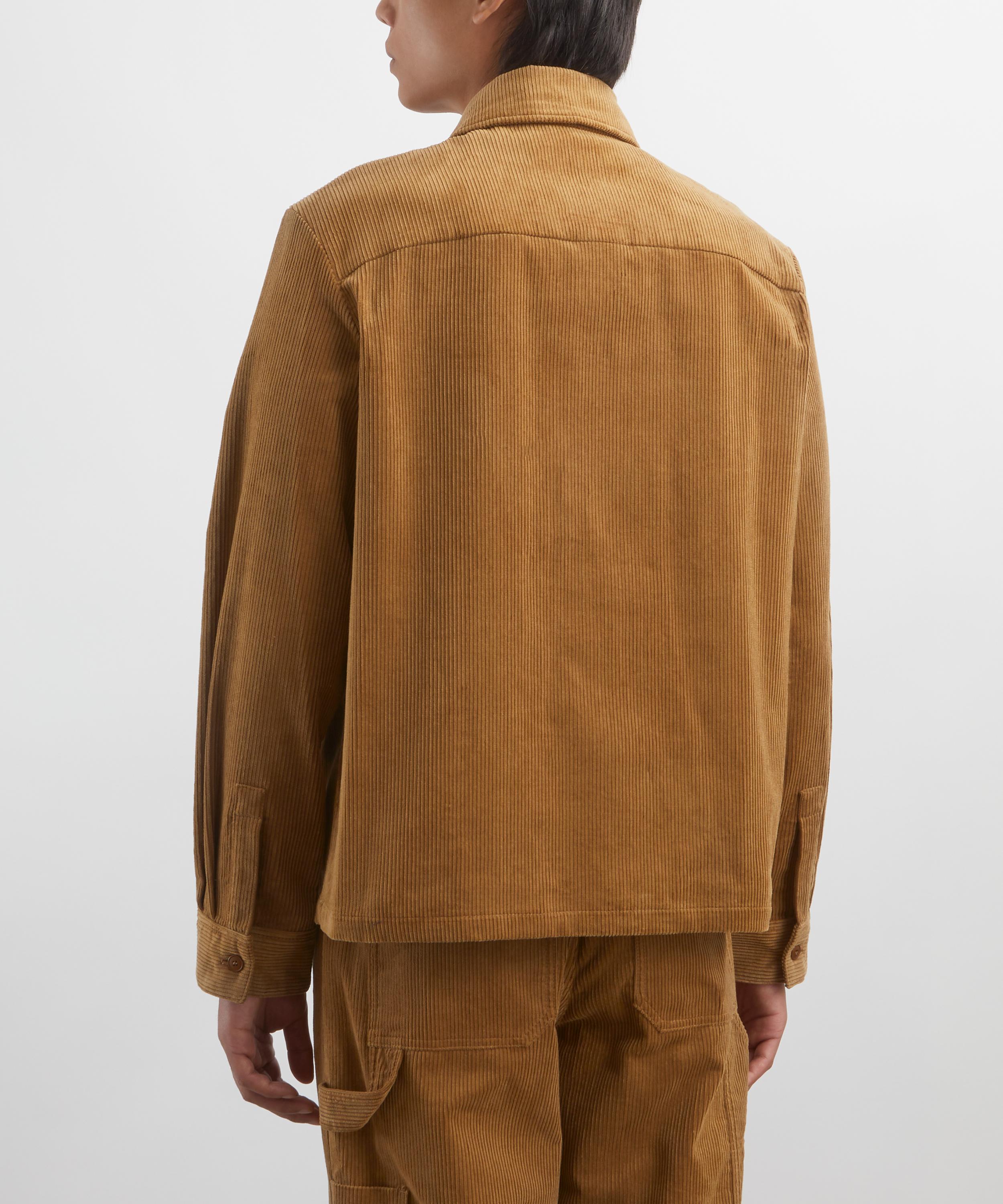 A.P.C. - Leon Brown Corduroy Overshirt image number 3