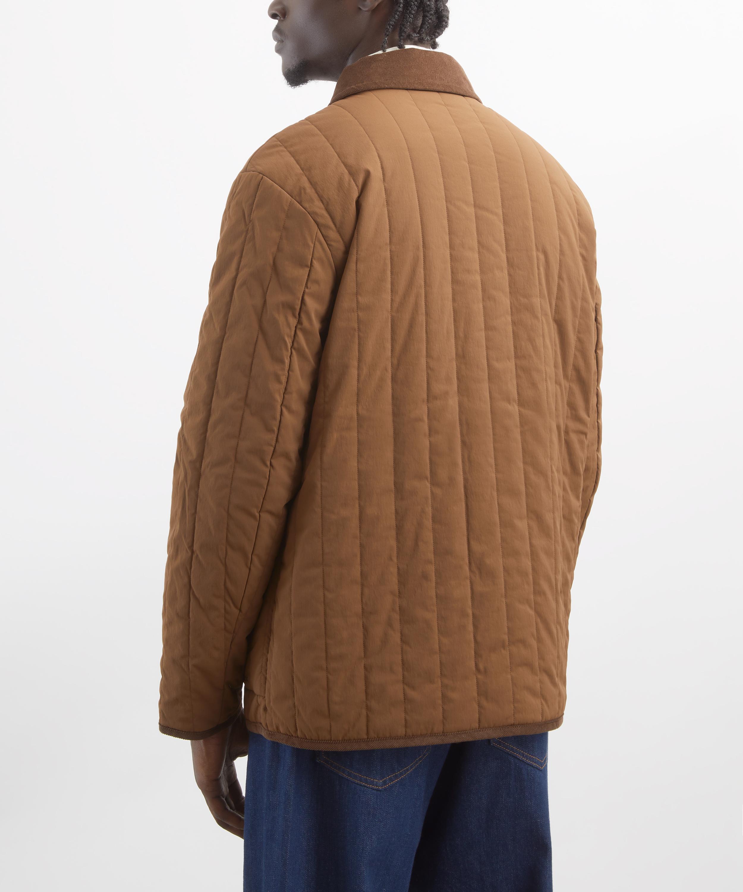 A.P.C. - Leone Chestnut Brown Quilted Jacket image number 3