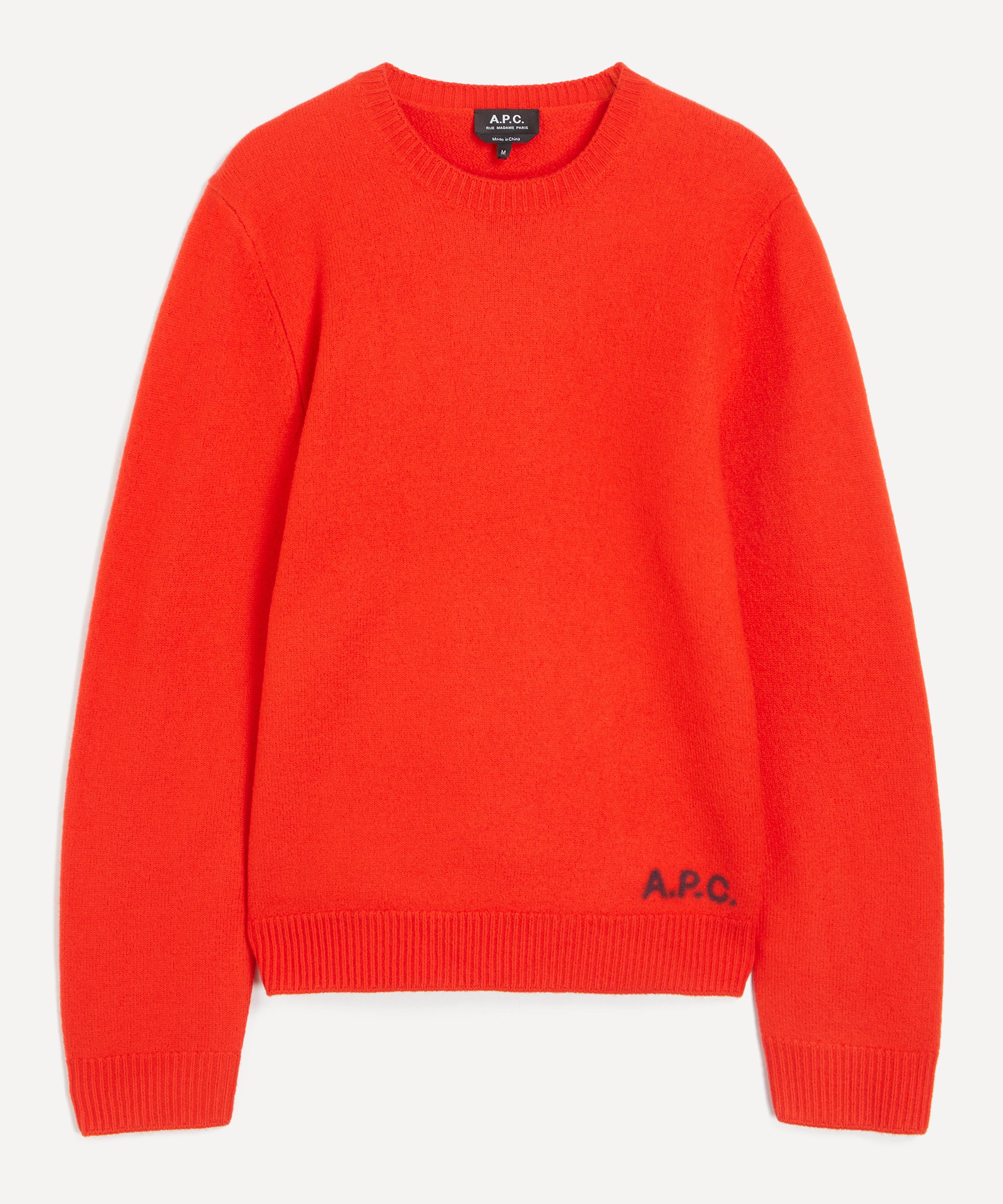 A.P.C. - Red Edward Merino Wool Jumper image number 0