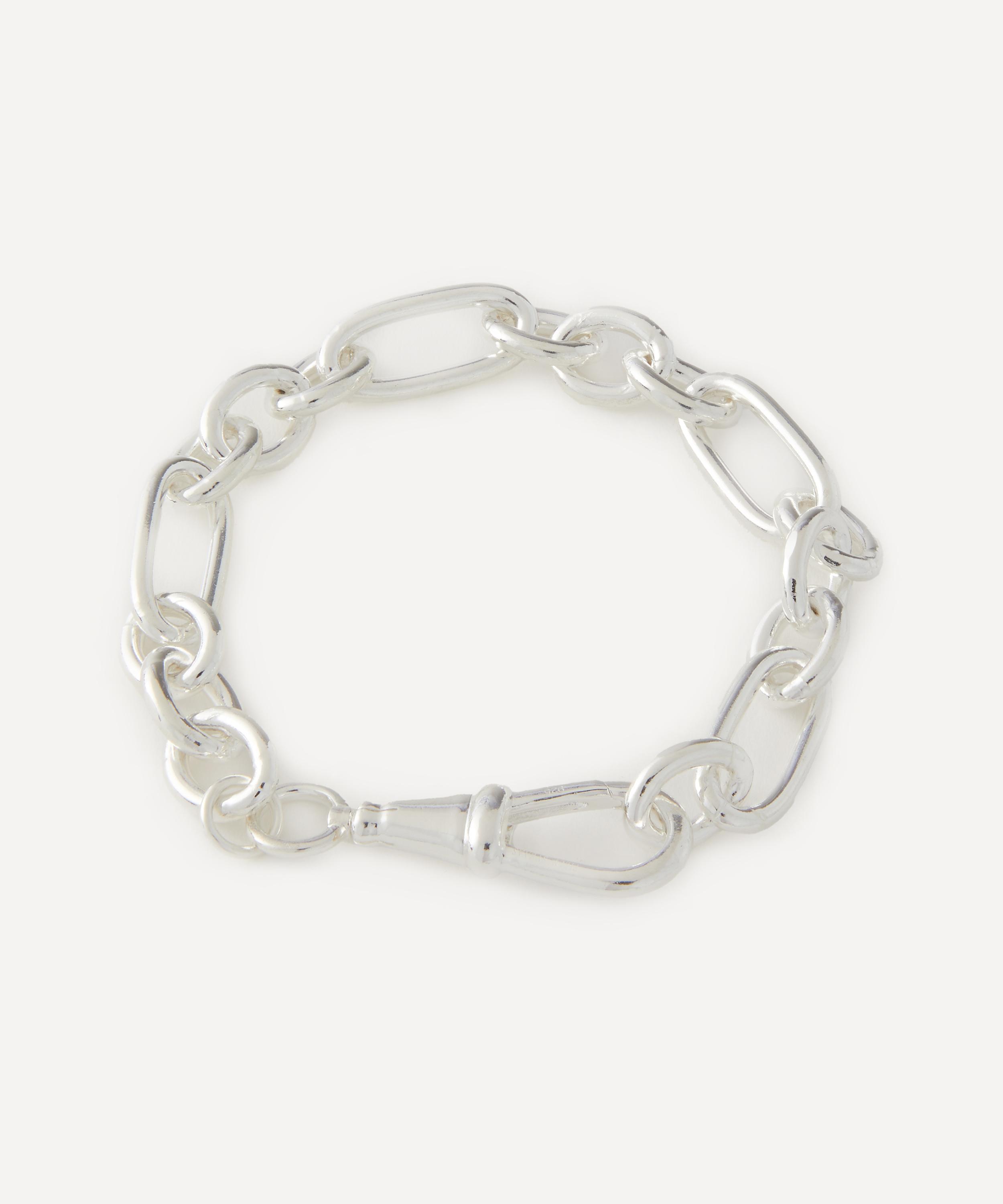 Tilly Sveaas - Sterling Silver Large Watch Clipt Chain Bracelet image number 0