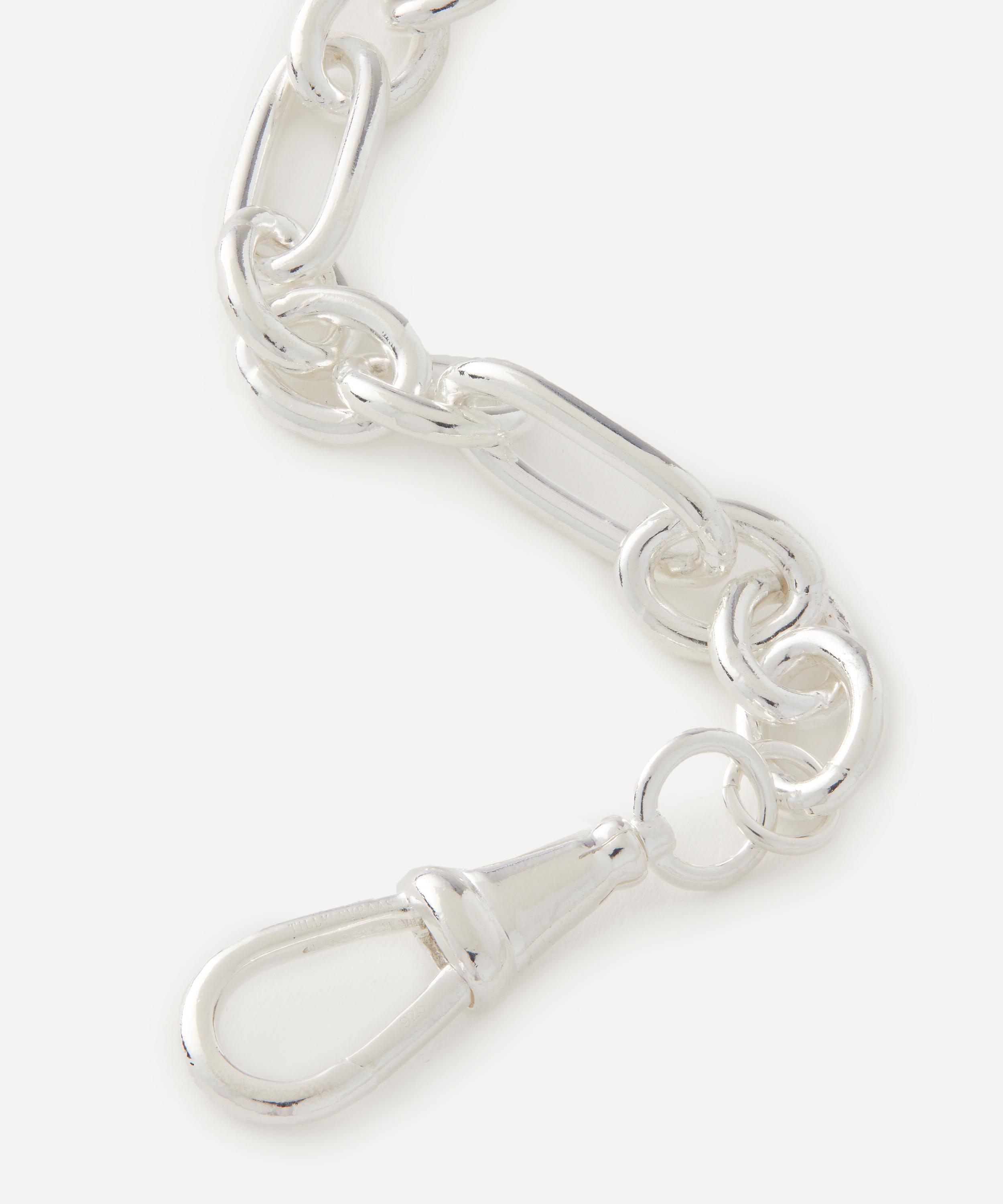 Tilly Sveaas - Sterling Silver Large Watch Clipt Chain Bracelet image number 1