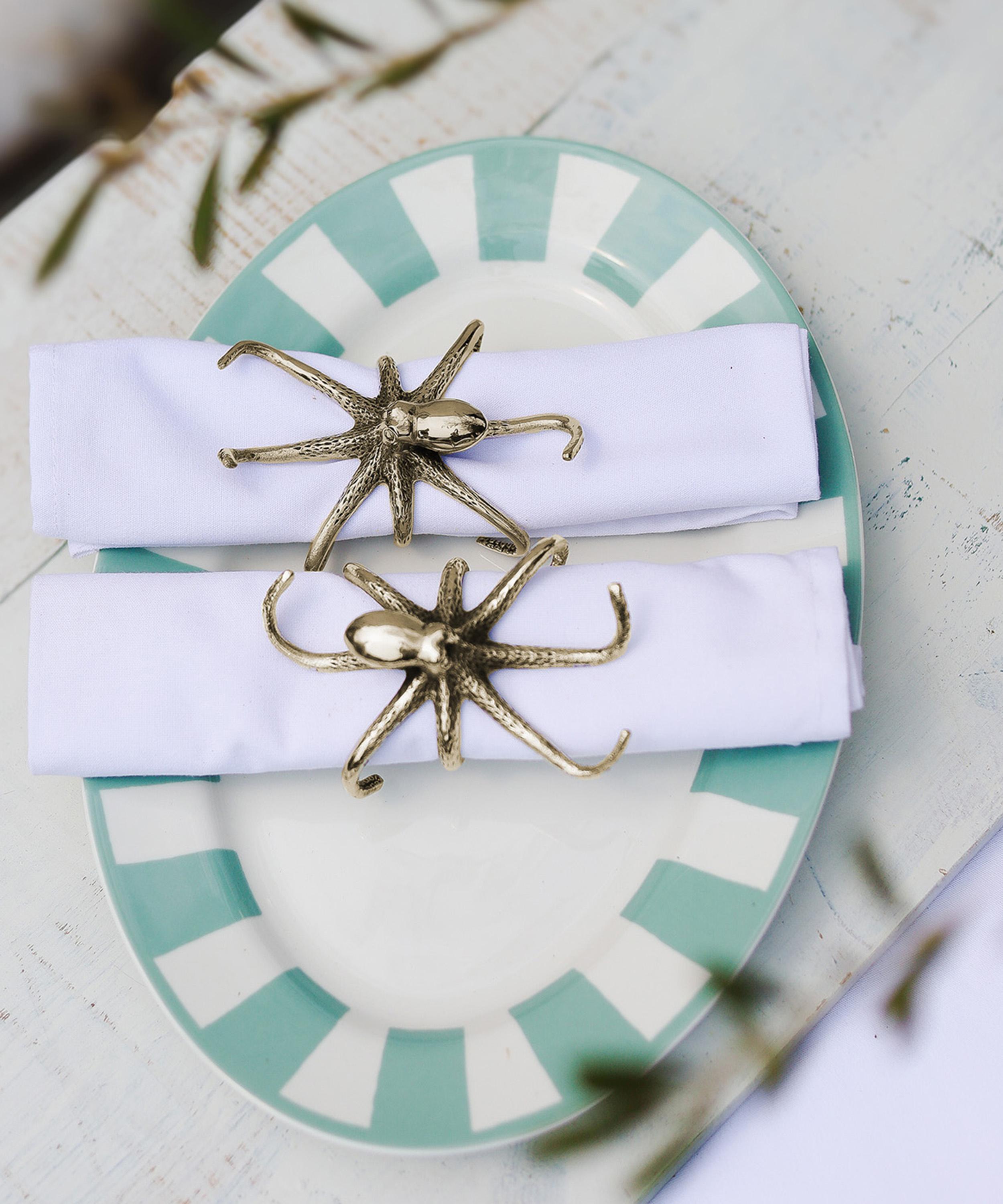 Culinary Concepts - Octopus Napkin Rings Set of 2 image number 1