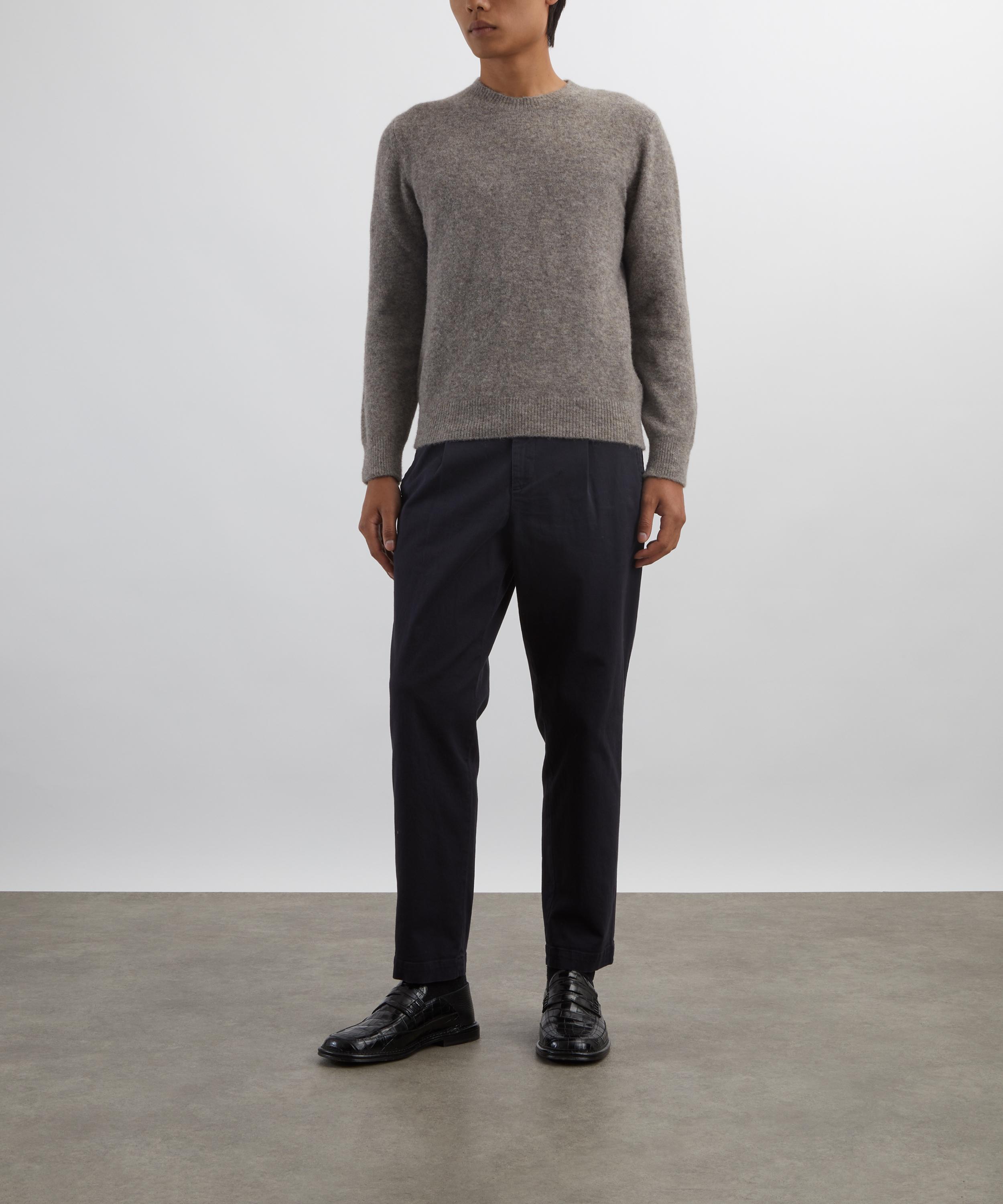 Barena - Dove Grey Rolo Wool-Blend Jumper image number 1