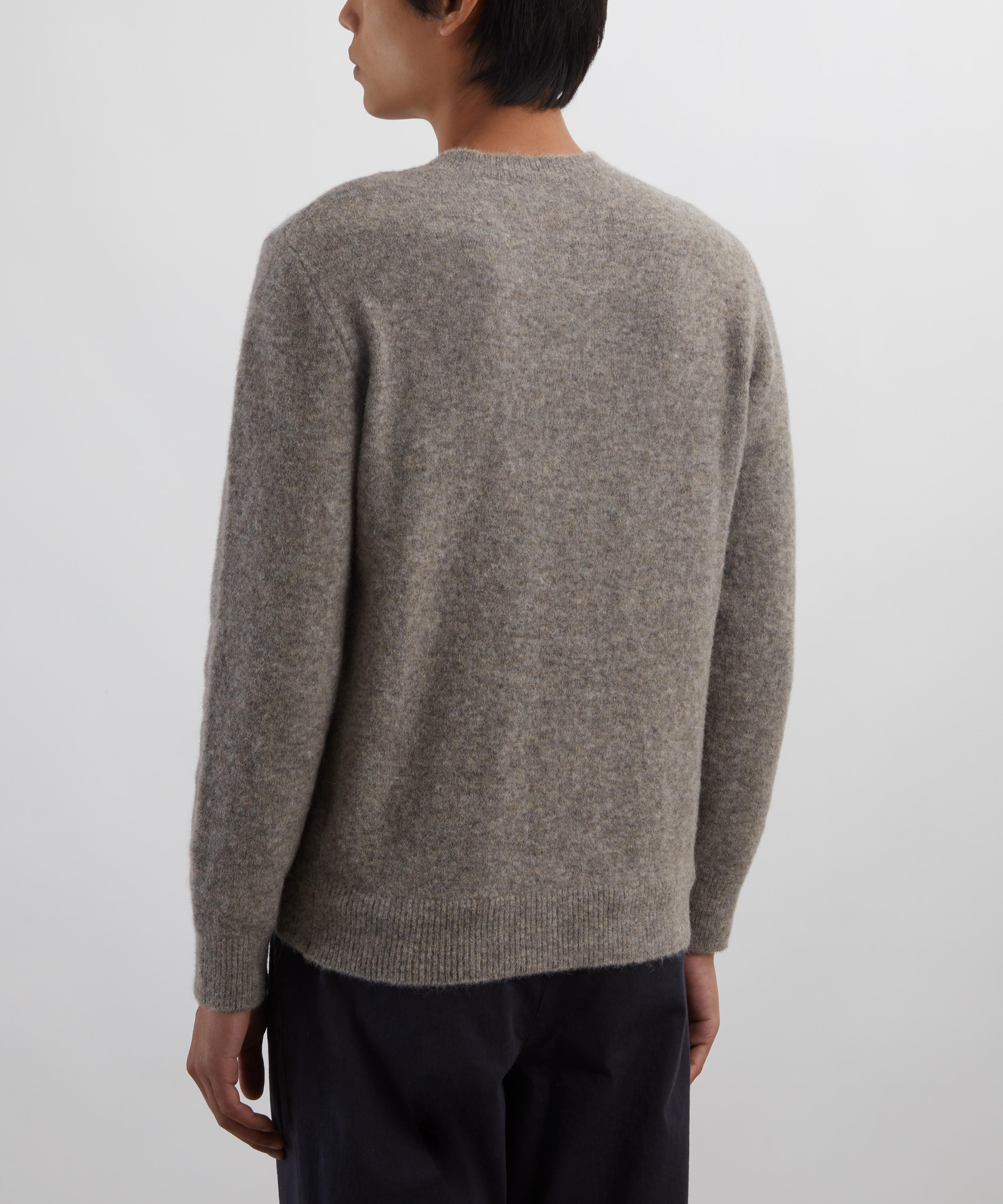 Barena - Dove Grey Rolo Wool-Blend Jumper image number 3