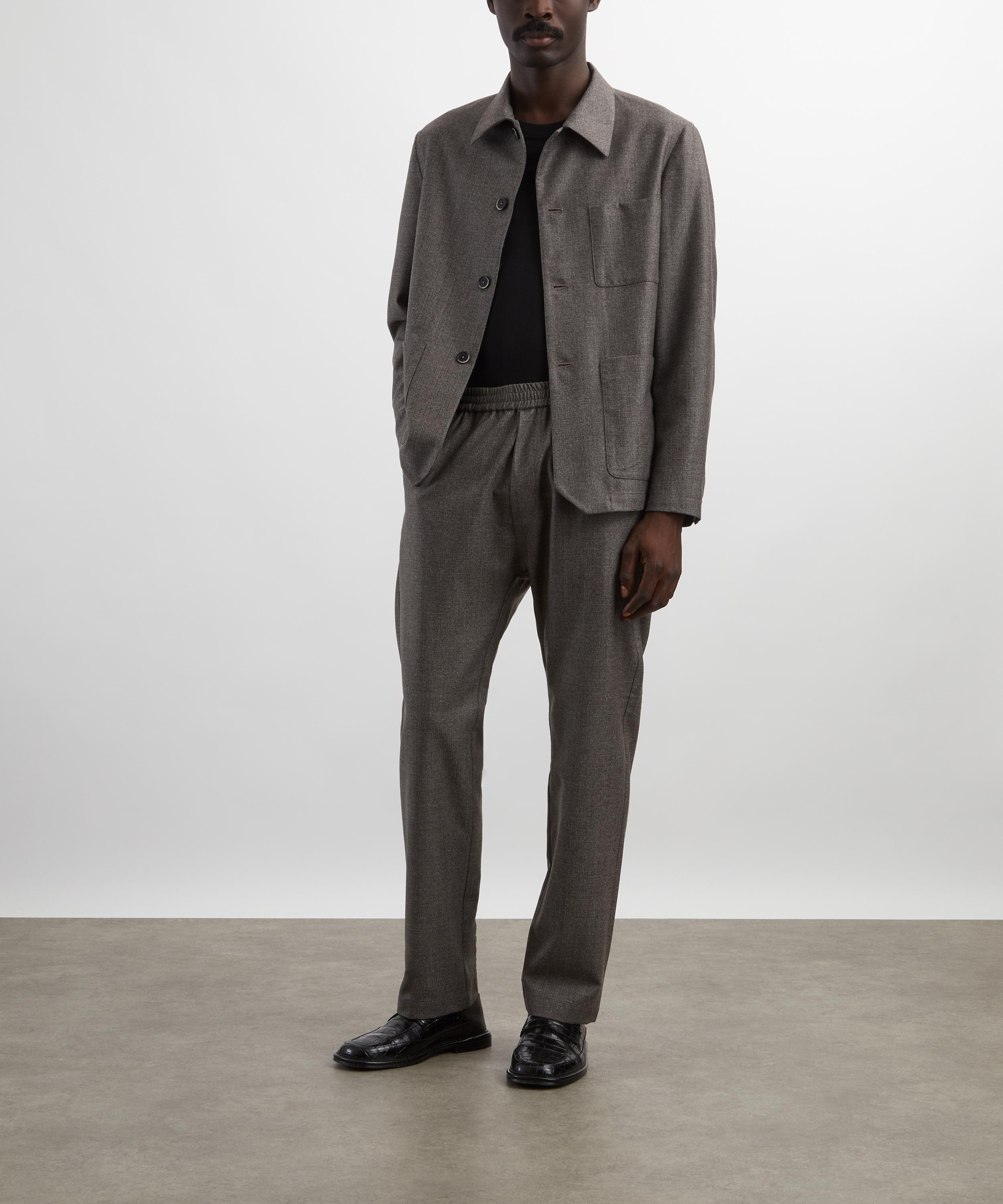 Barena - Grey Melange Overshirt Visal image number 1