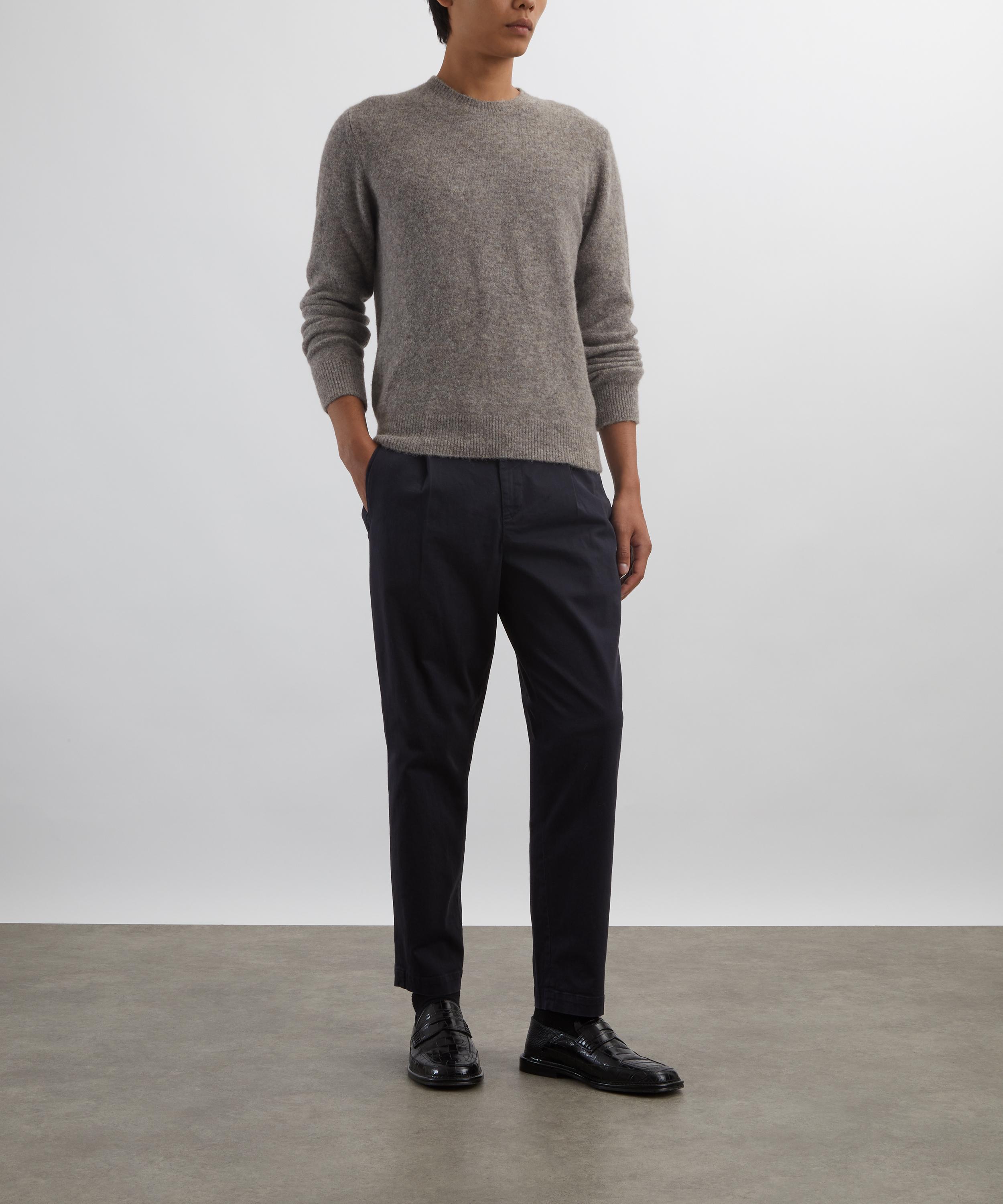 Barena - Navy Masco Cotton Trousers image number 1