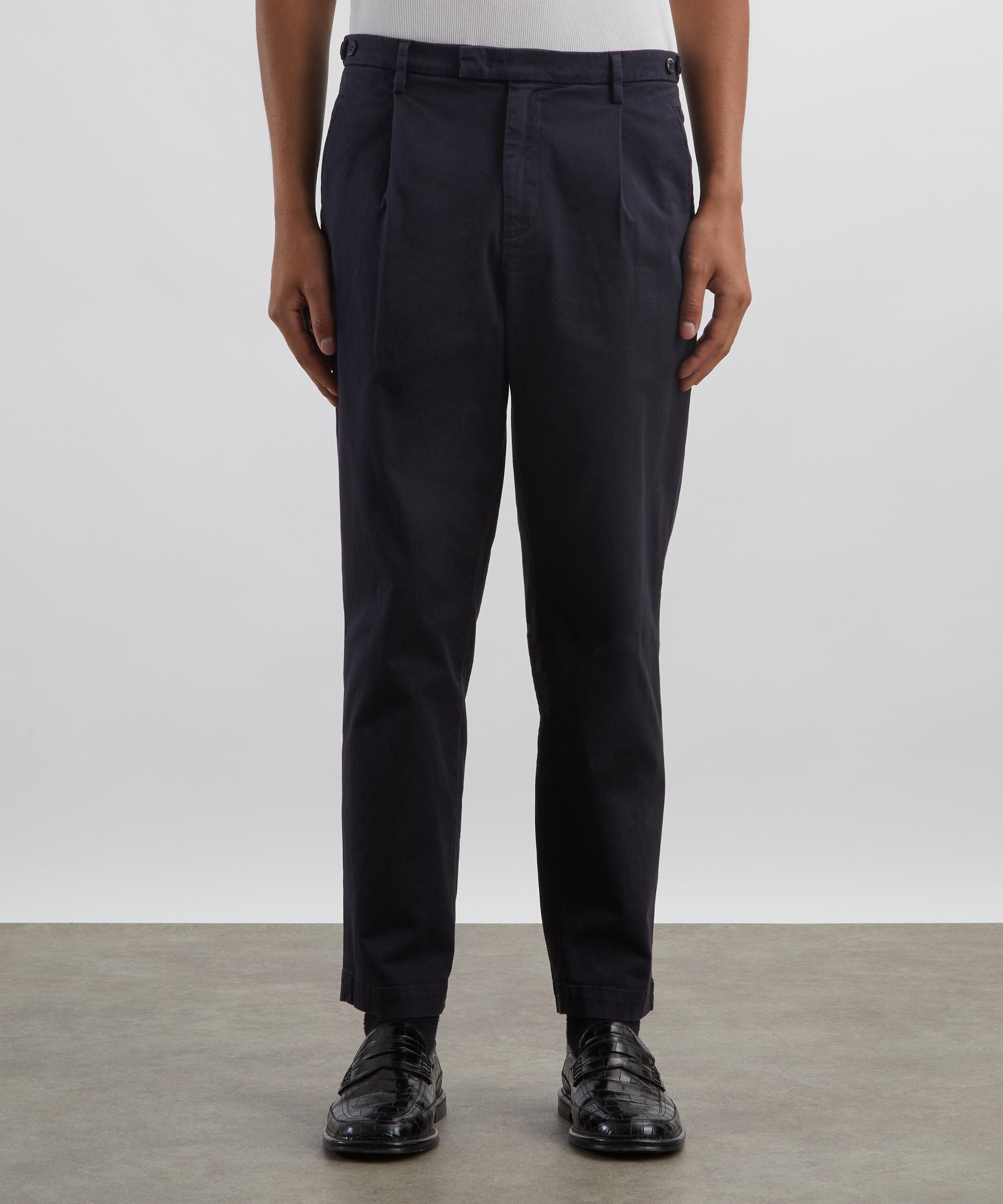 Barena - Navy Masco Cotton Trousers image number 2