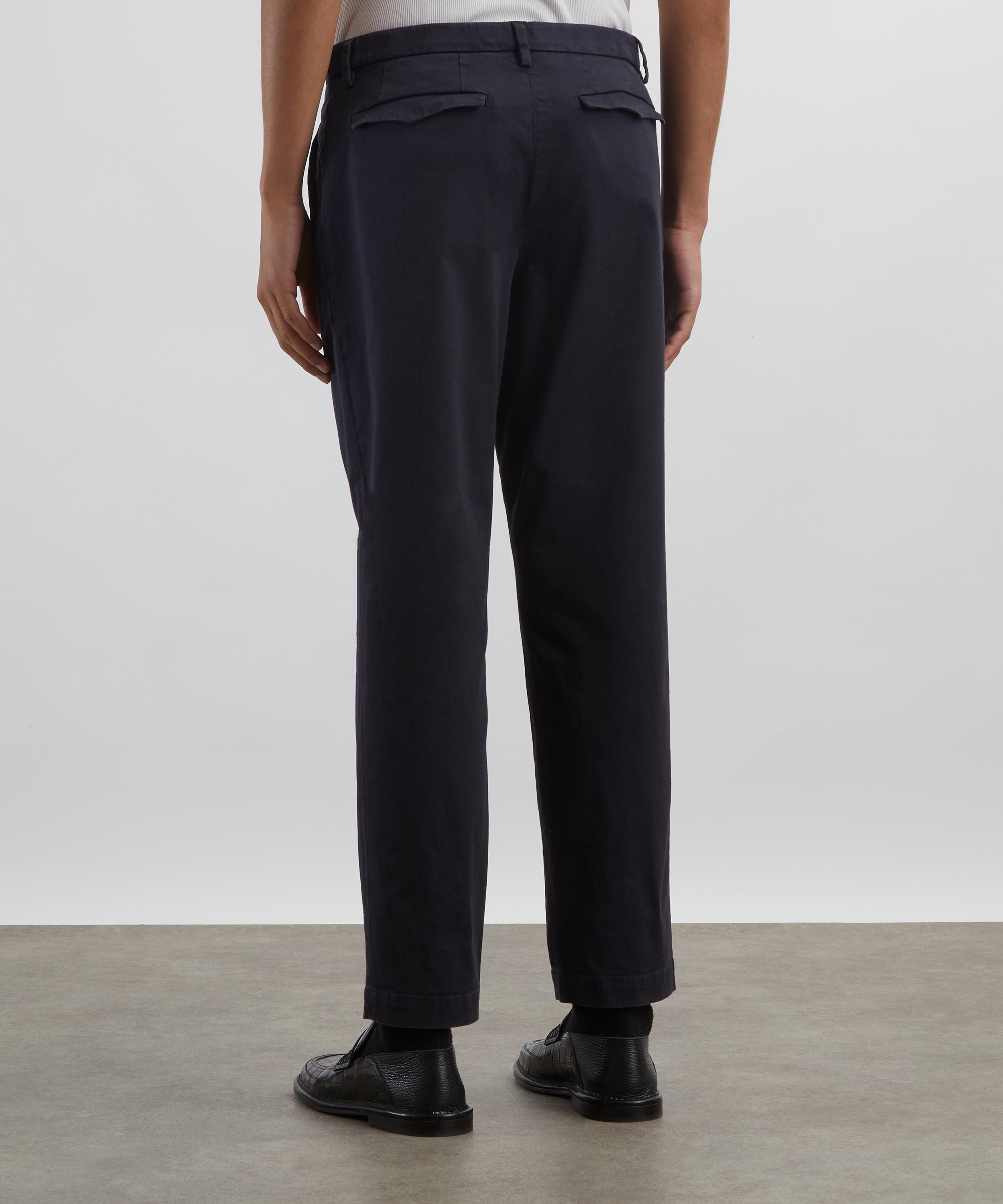 Barena - Navy Masco Cotton Trousers image number 3