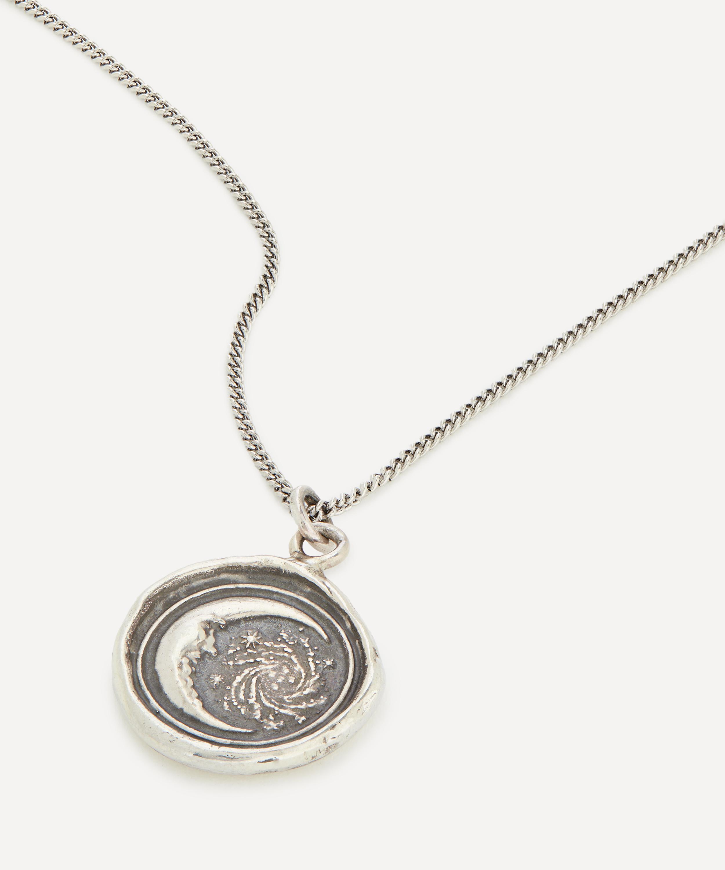 Pyrrha - Sterling Silver Trust the Universe Pendant Necklace