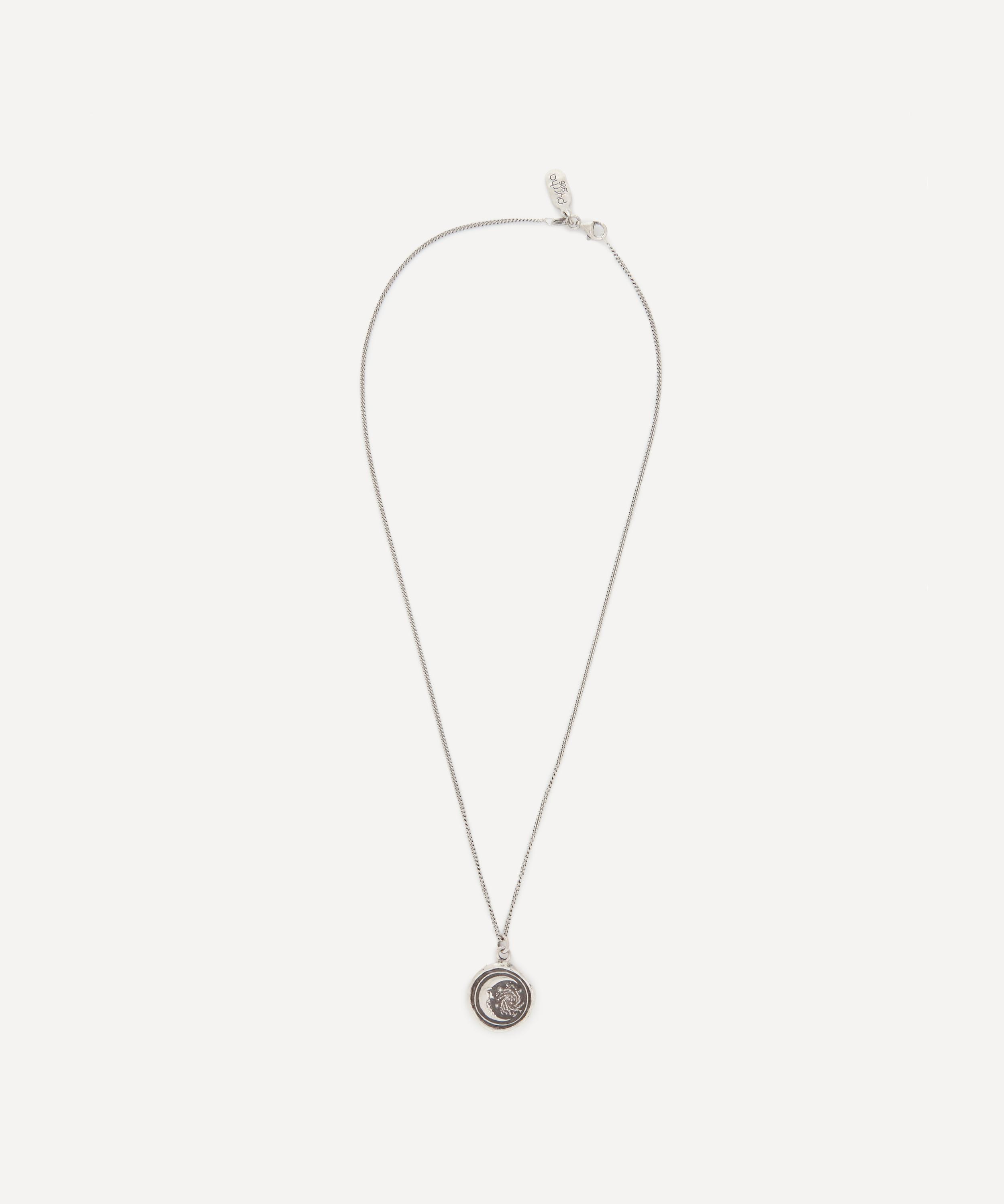 Pyrrha - Sterling Silver Trust the Universe Pendant Necklace image number 1