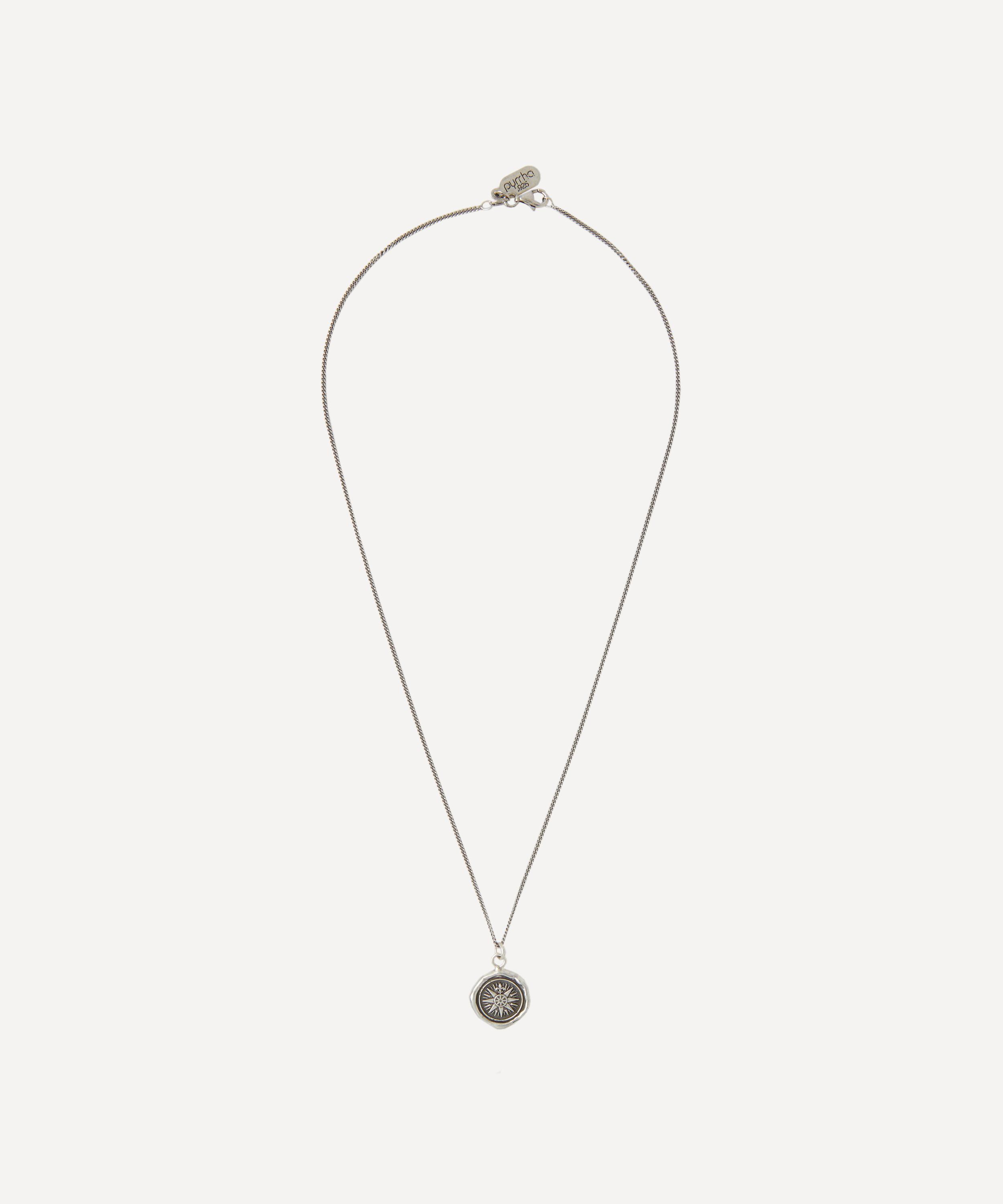 Pyrrha - Sterling Silver Direction Pendant Necklace image number 1
