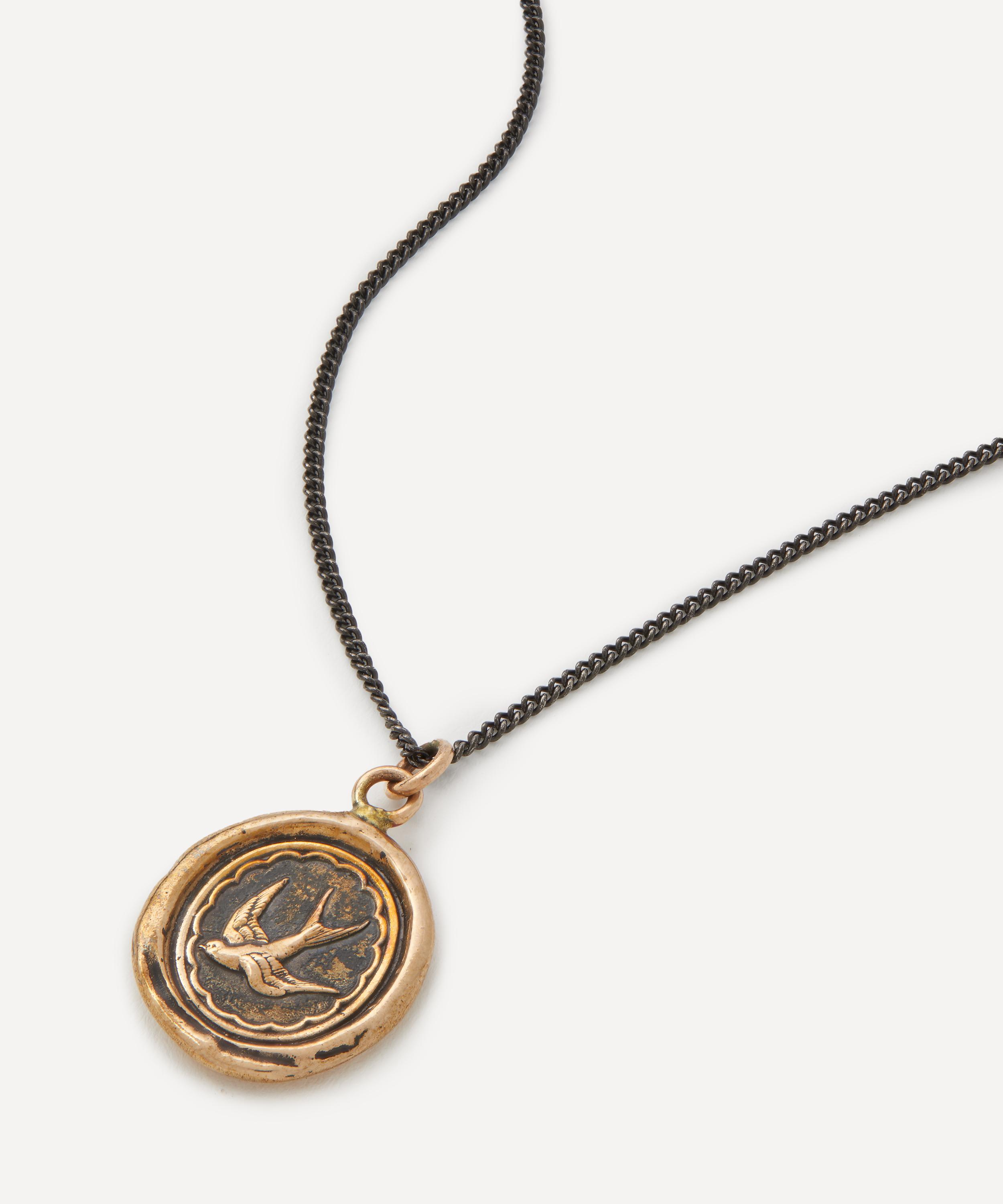 Pyrrha - Bronze Free Spirited Pendant Necklace