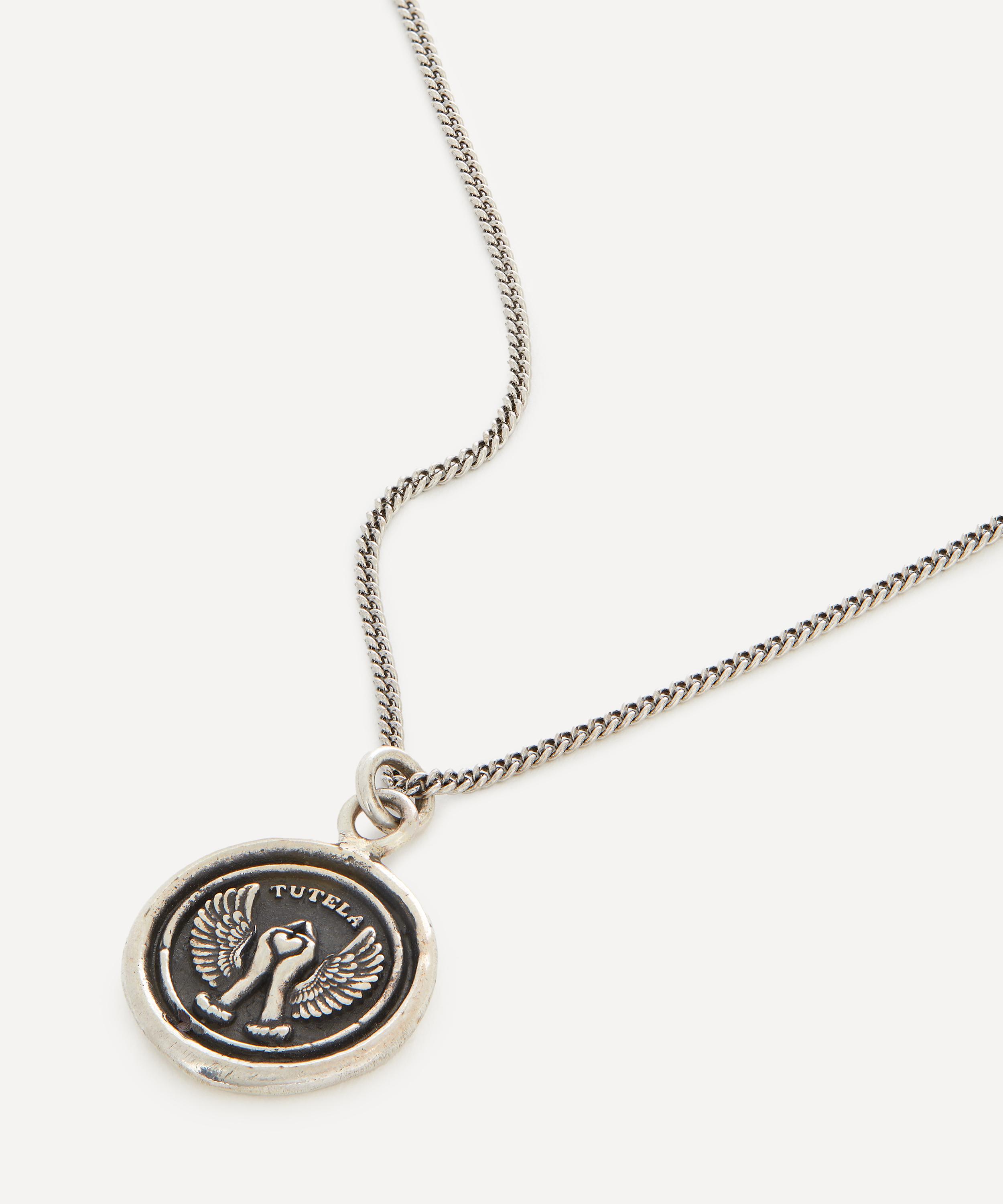 Pyrrha - Sterling Silver Love and Protection Pendant Necklace
