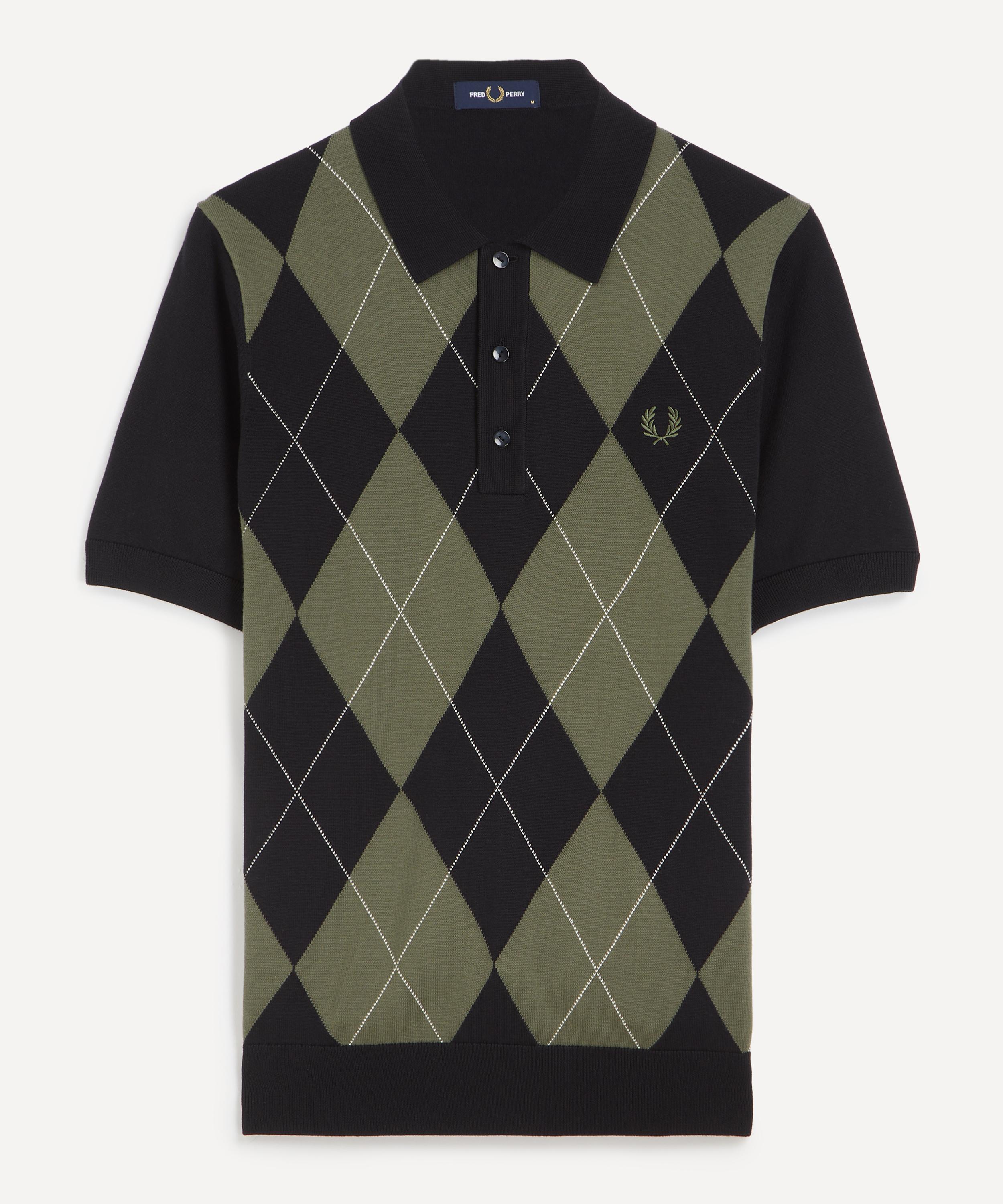 Fred Perry - Argyle Knitted Shirt image number 0