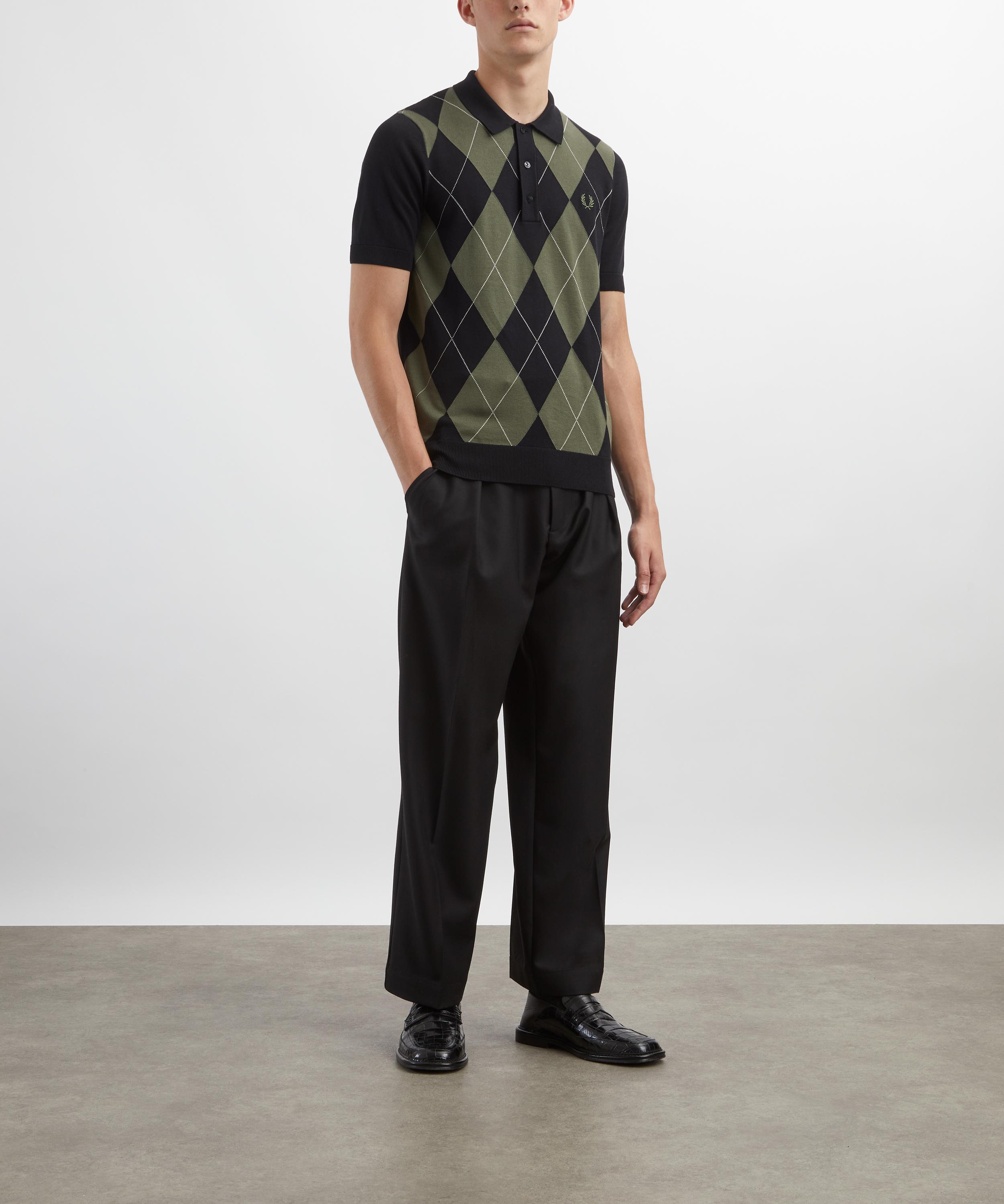 Fred Perry - Argyle Knitted Shirt image number 1